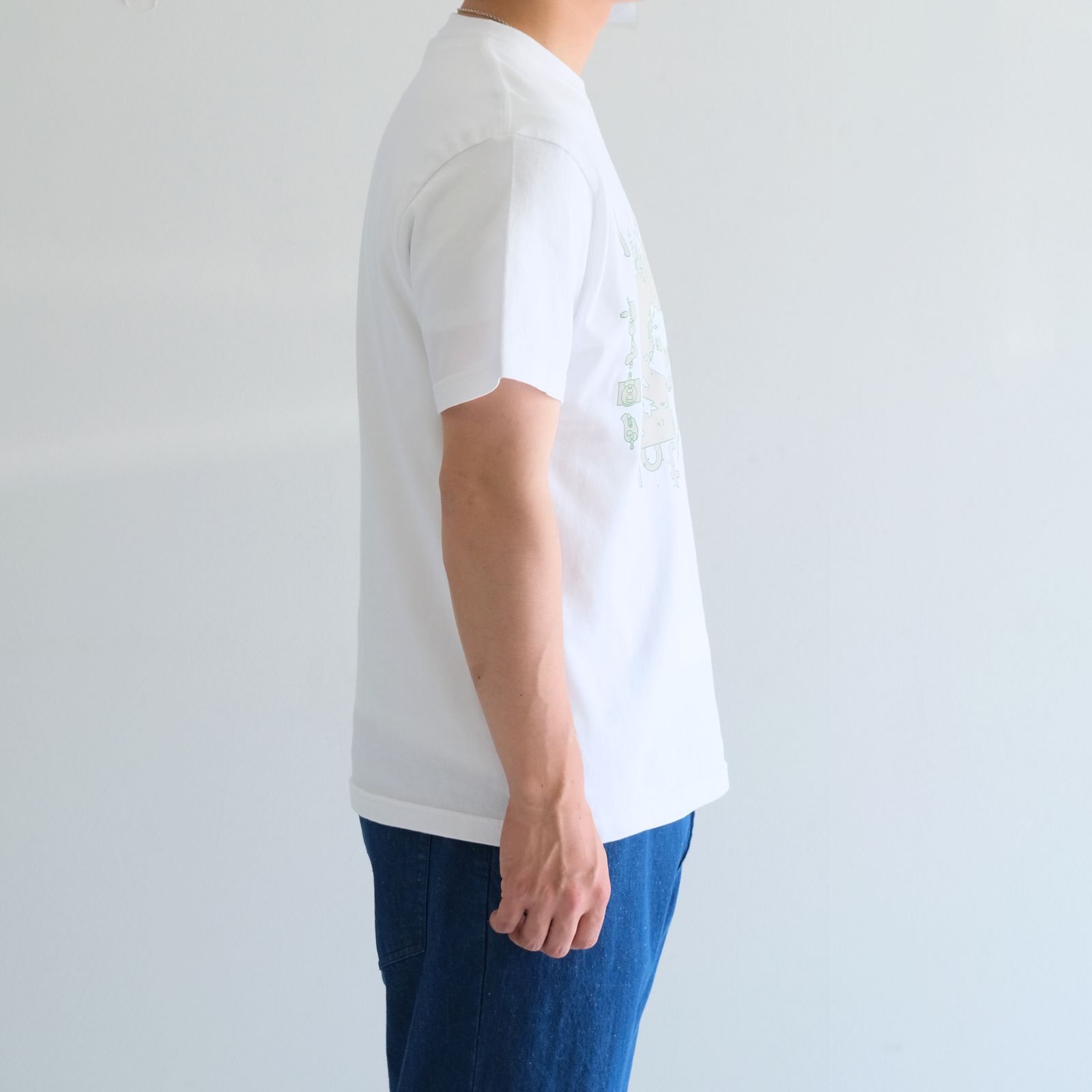 J&T / Tシャツ / プリント / WHITE