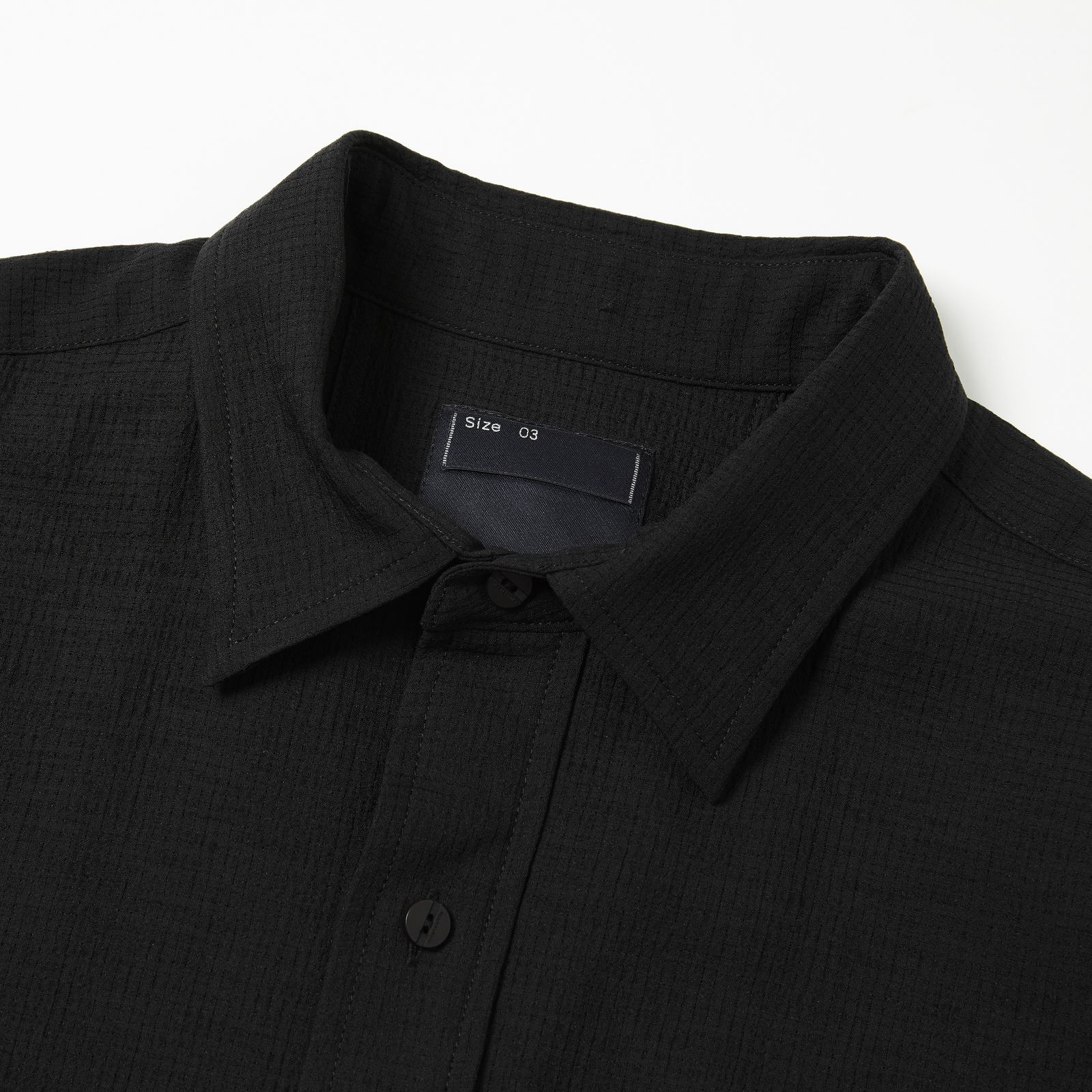 【入荷時期：2026年2月頃】Breathable Linen Luggage L/S SH / シャツ / 長袖 / DotAir® / OFF BLACK