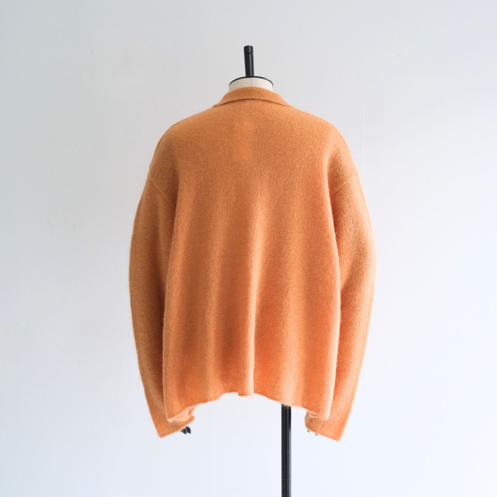 【残り1点】Kid Mohair Knit Shirts（Orange）