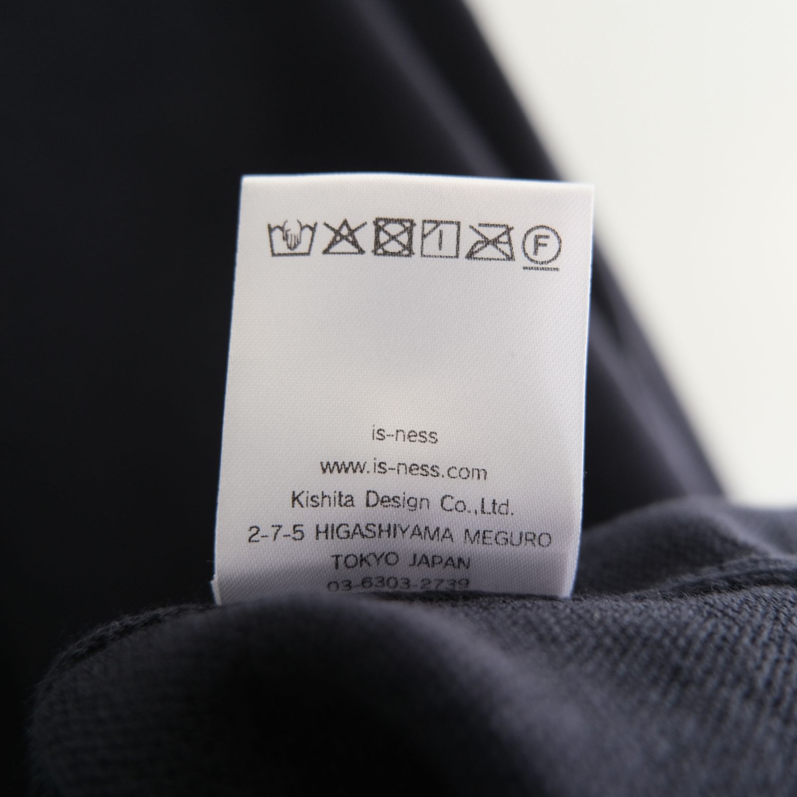 Knitted Polo Shirt /  ニット ポロ シャツ（NAVY）