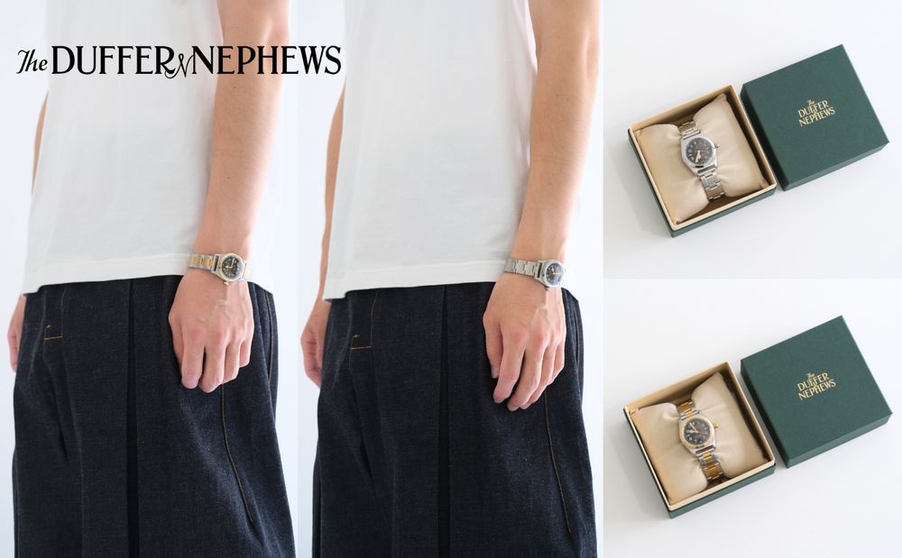 【The DUFFER N NEPHEWS / ザ・ダファー・アンド・ネフューズ】VAGUE WATCH CO.とのダブルネームで製作された腕時計。（BUBBLE WATCH）