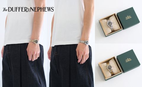 【The DUFFER N NEPHEWS / ザ・ダファー・アンド・ネフューズ】VAGUE WATCH CO.とのダブルネームで製作された腕時計。（BUBBLE WATCH）