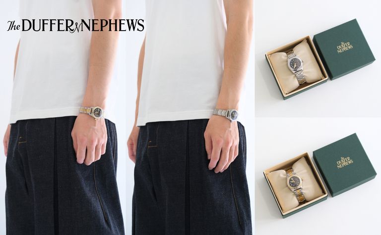 【The DUFFER N NEPHEWS / ザ・ダファー・アンド・ネフューズ】VAGUE WATCH CO.とのダブルネームで製作された腕時計。（BUBBLE WATCH）