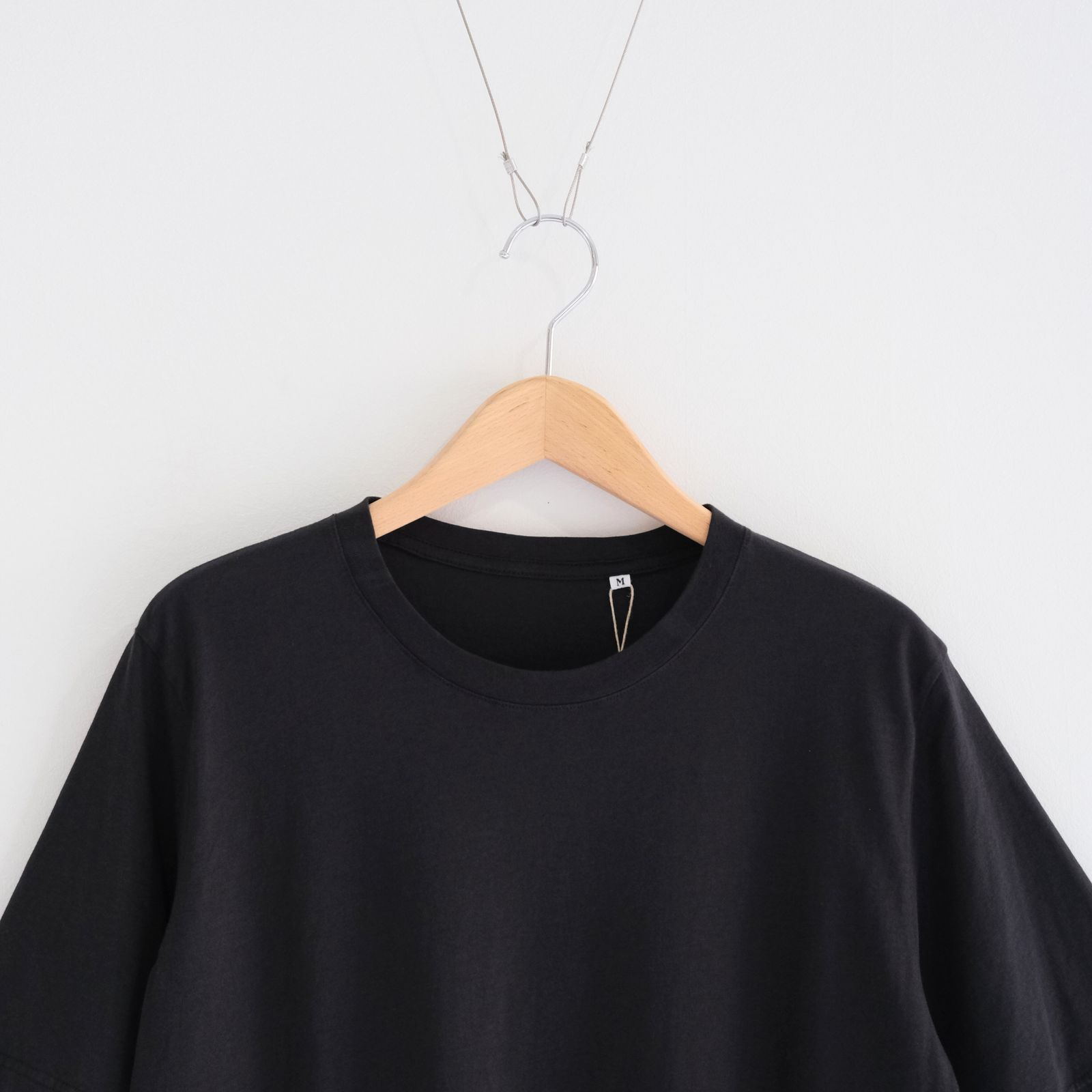 T-shirt / Tシャツ / 天然ピマコットン / BLACK