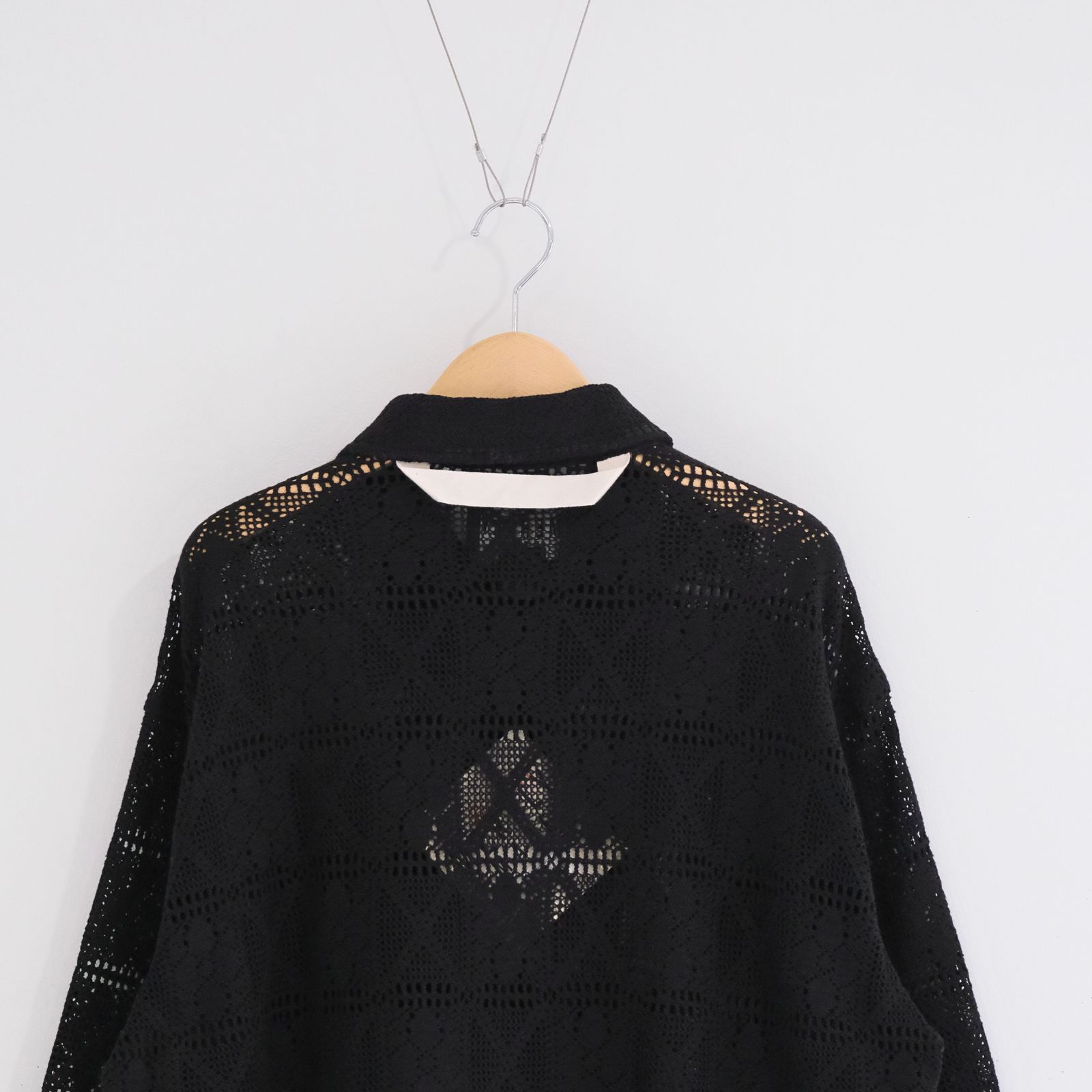 LAZY OVER SHIRKET / シャツ / レース / BLACK