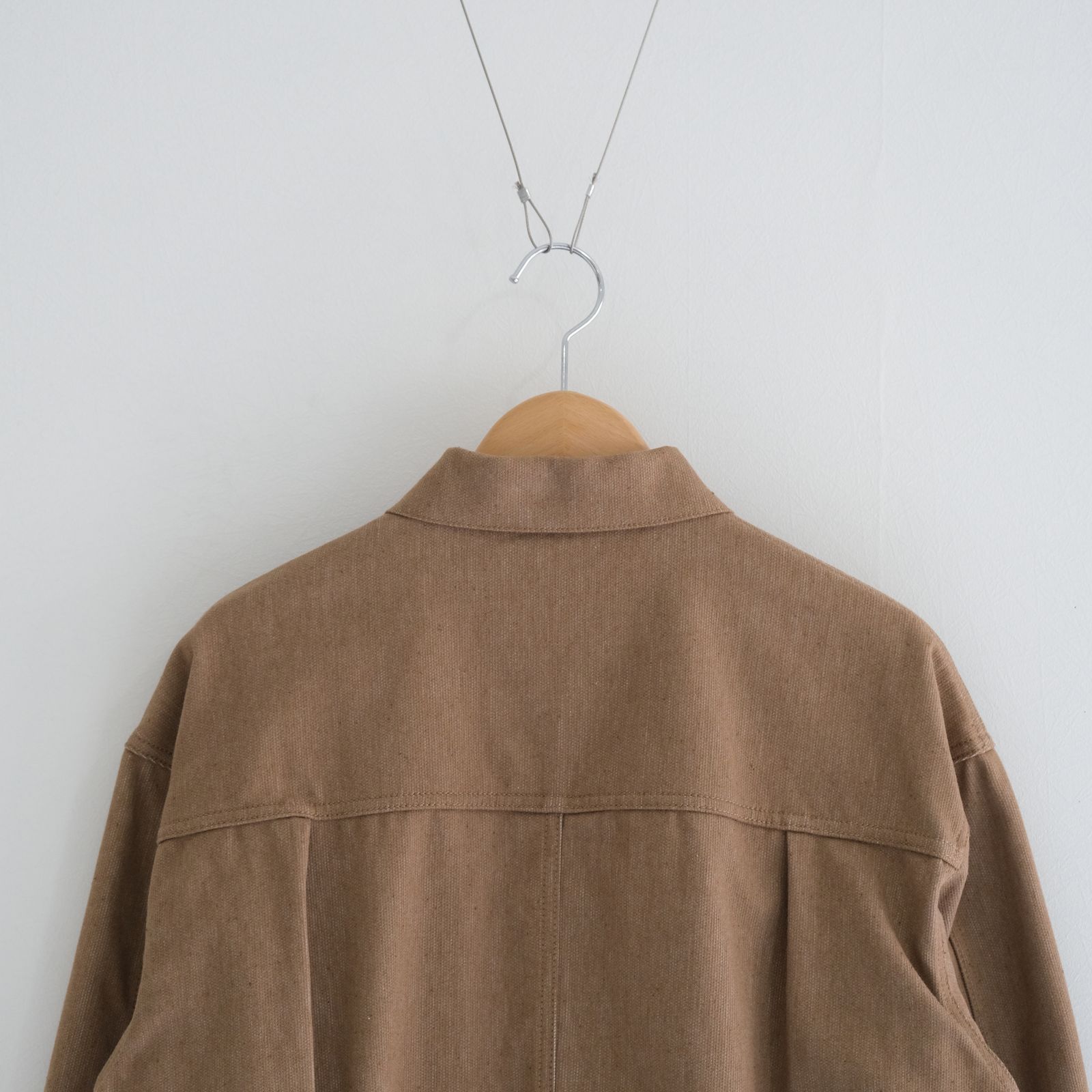 1ST TYPE COTTON PIQUE JACKET / ジャケット / Unstained / organic cotton / D.Brw