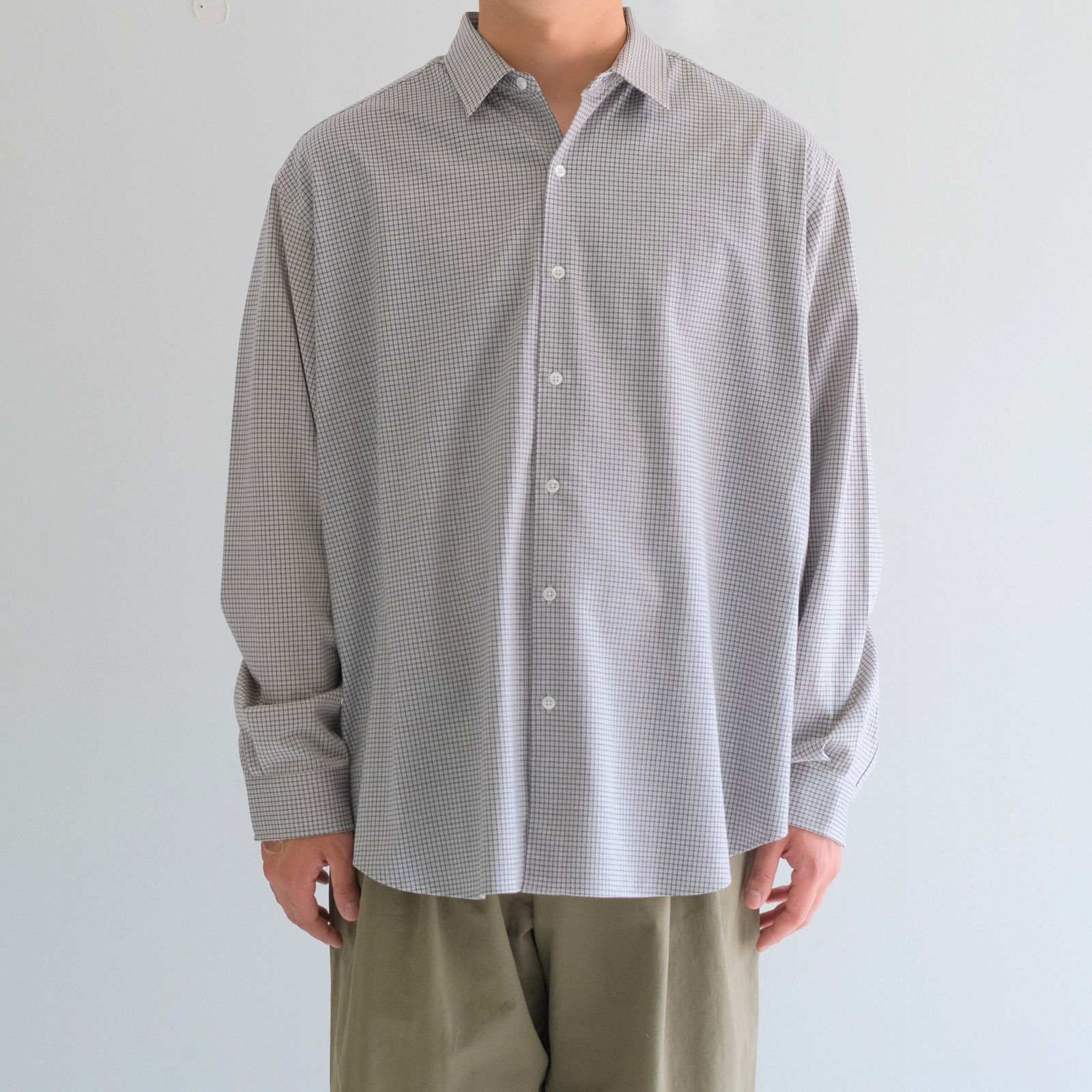 36G Atomoshere Check Shirt / シャツ / WHITE(Oxford White)