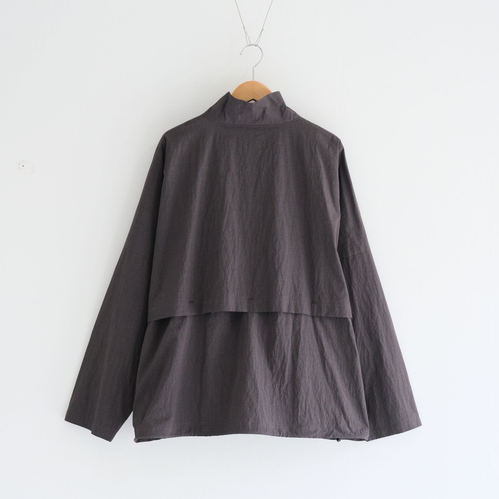 COTTON NYLON TRACK JACKET / トラックジャケット / コットンナイロン / TAUPE