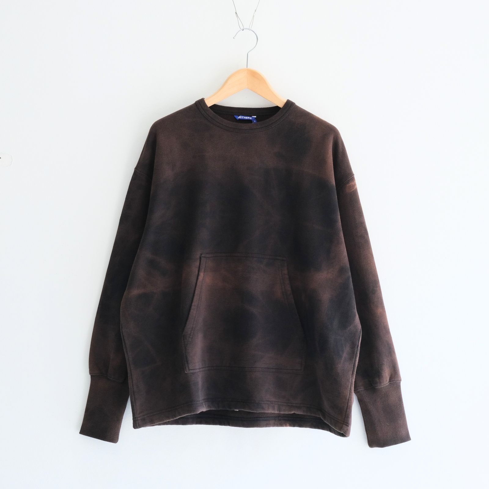 Reimagined Newsboy Fleece-Lined Sweatshirt / スウェット / Bleached Black