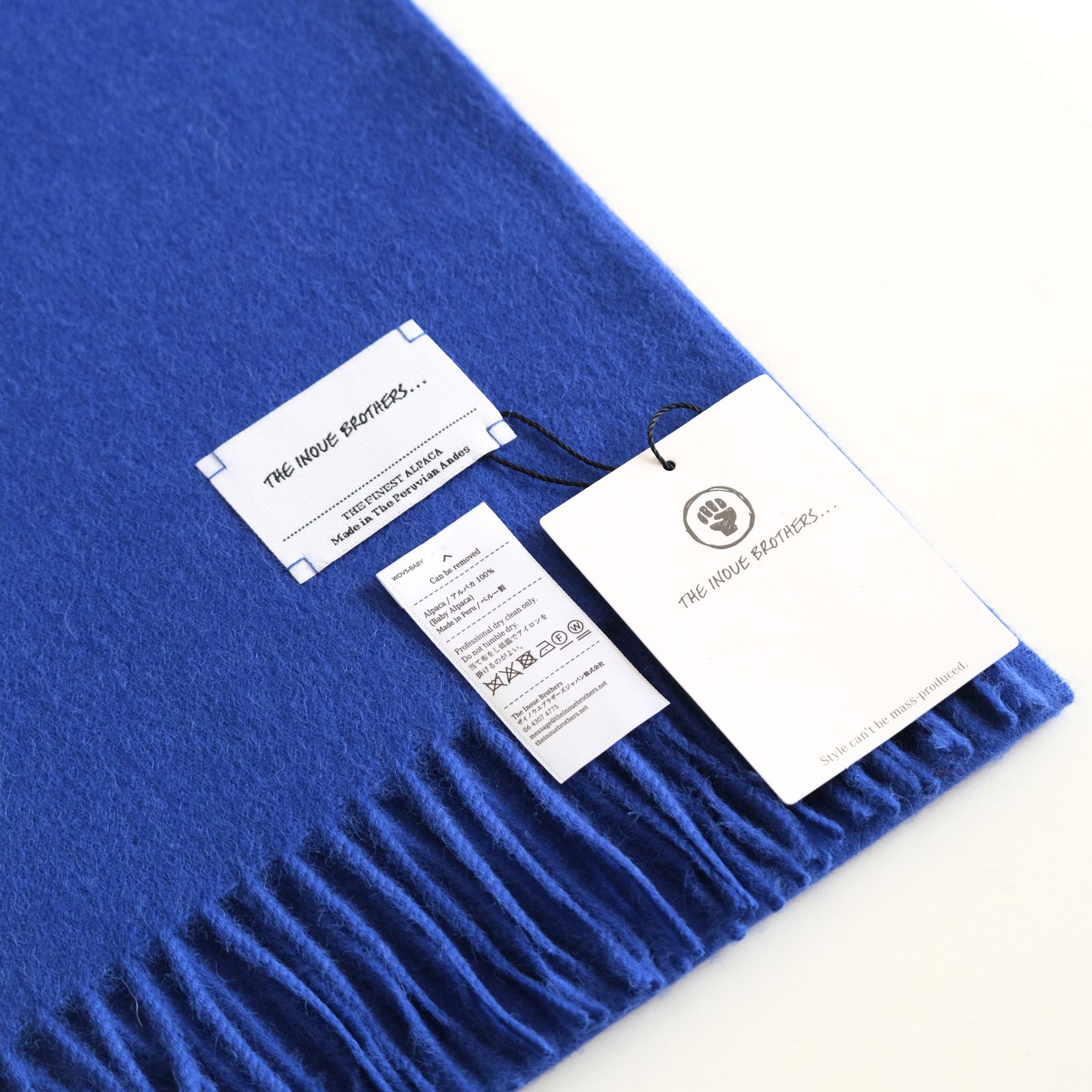Brushed Scarf（Electric Blue）