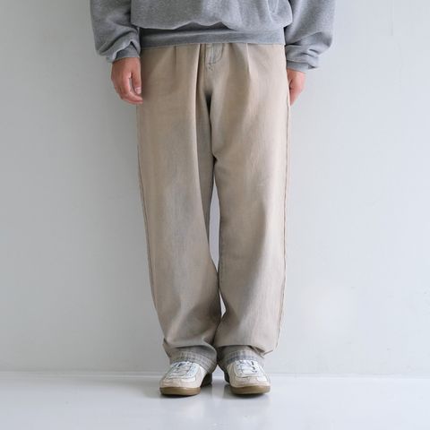 Fragment Denim Pleat Pant / デニム / フェード