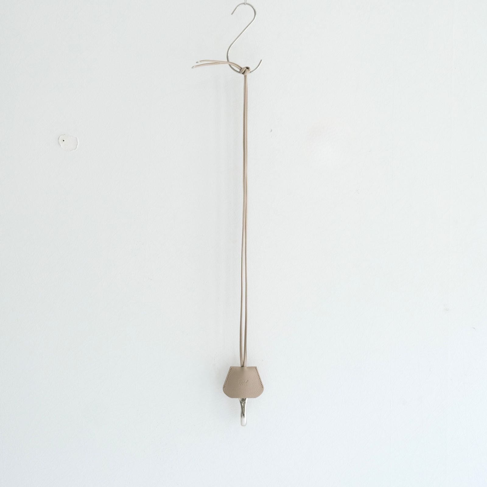 【残り1点】Leather Cord Crochet / レザー コード クロシェット（Gray）
