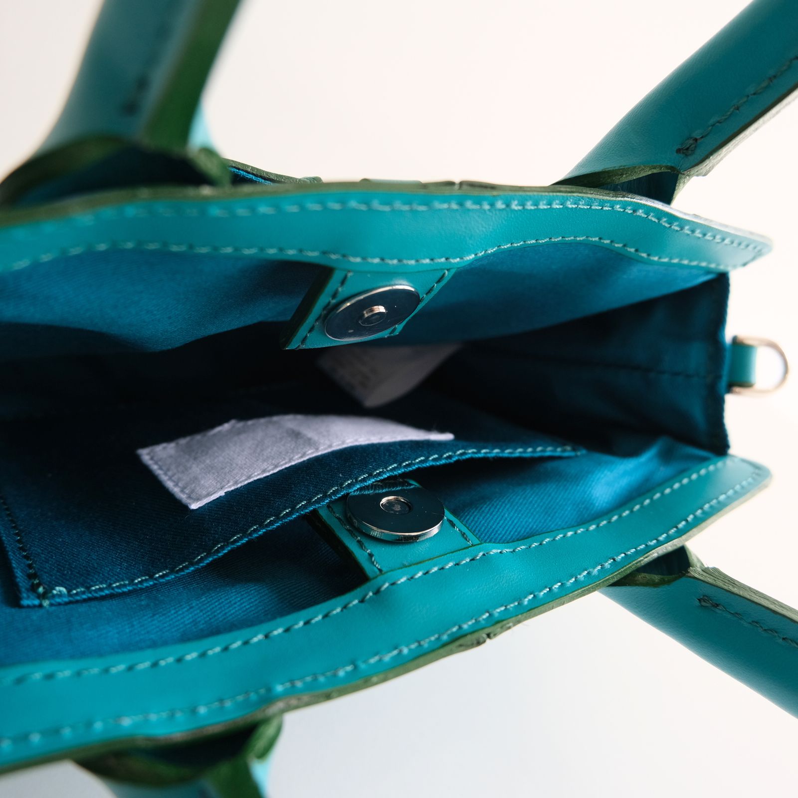 P.RECTANGLE LEATHER HELMET BAG PLAY / ヘルメットバッグ / EMERALD