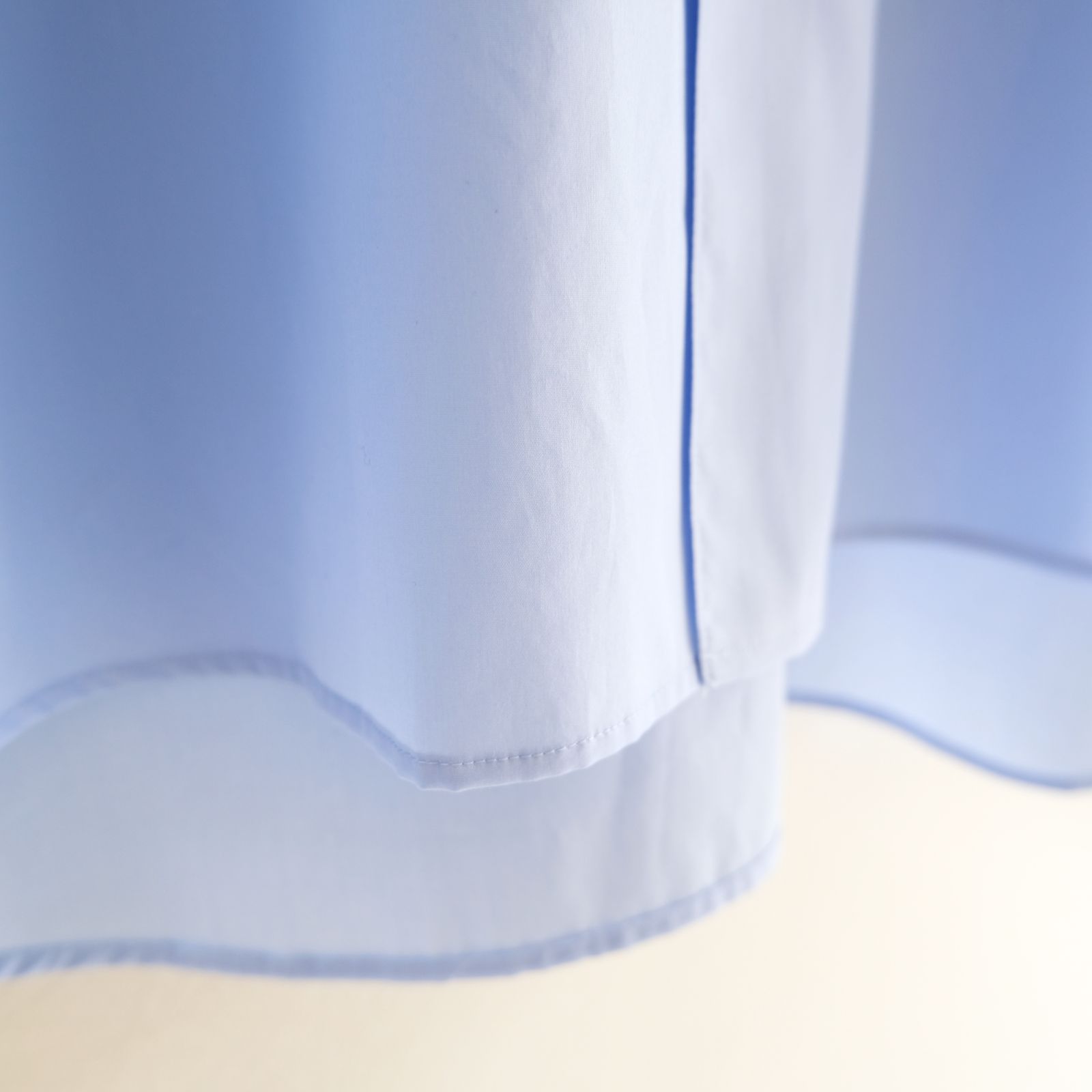 【販売開始 : 7/18 (土) 00:00~】Broad Cotton Wide Shirts（Sax Blue）
