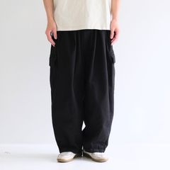 Herringbone 6-Pocket Pants / ヘリンボーン 6ポケットパンツ（BLACK）