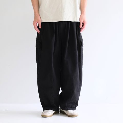 Herringbone 6-Pocket Pants / ヘリンボーン 6ポケットパンツ（BLACK）