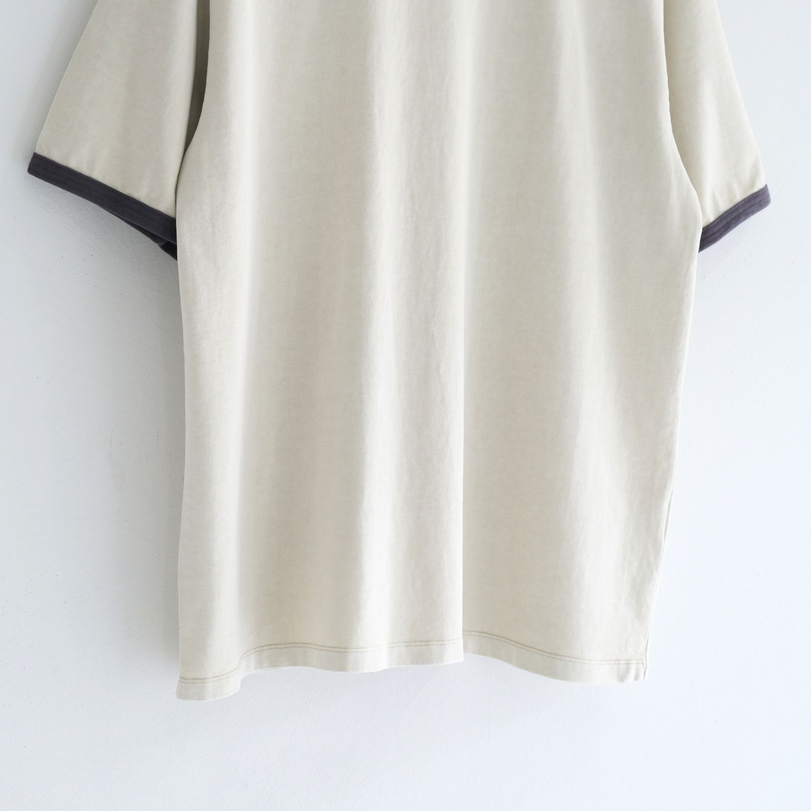 Homeboy Garment Ringer Tee / ホームボーイ ガーメント リンガーTシャツ（LIGHT SAND）