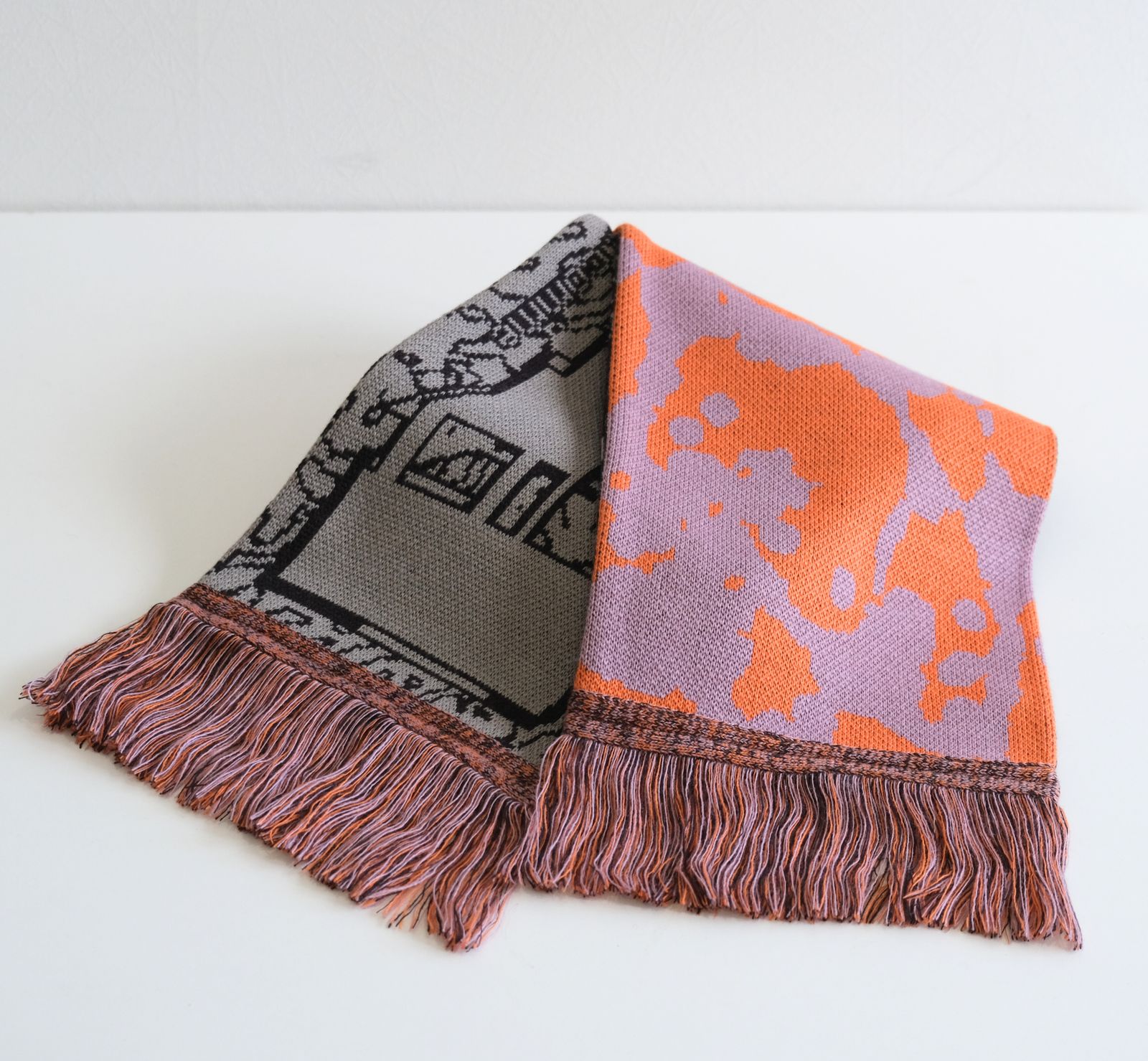 JACQUARD KNIT SOCCER SCARF / スカーフ / サッカースカーフ /  MULTI