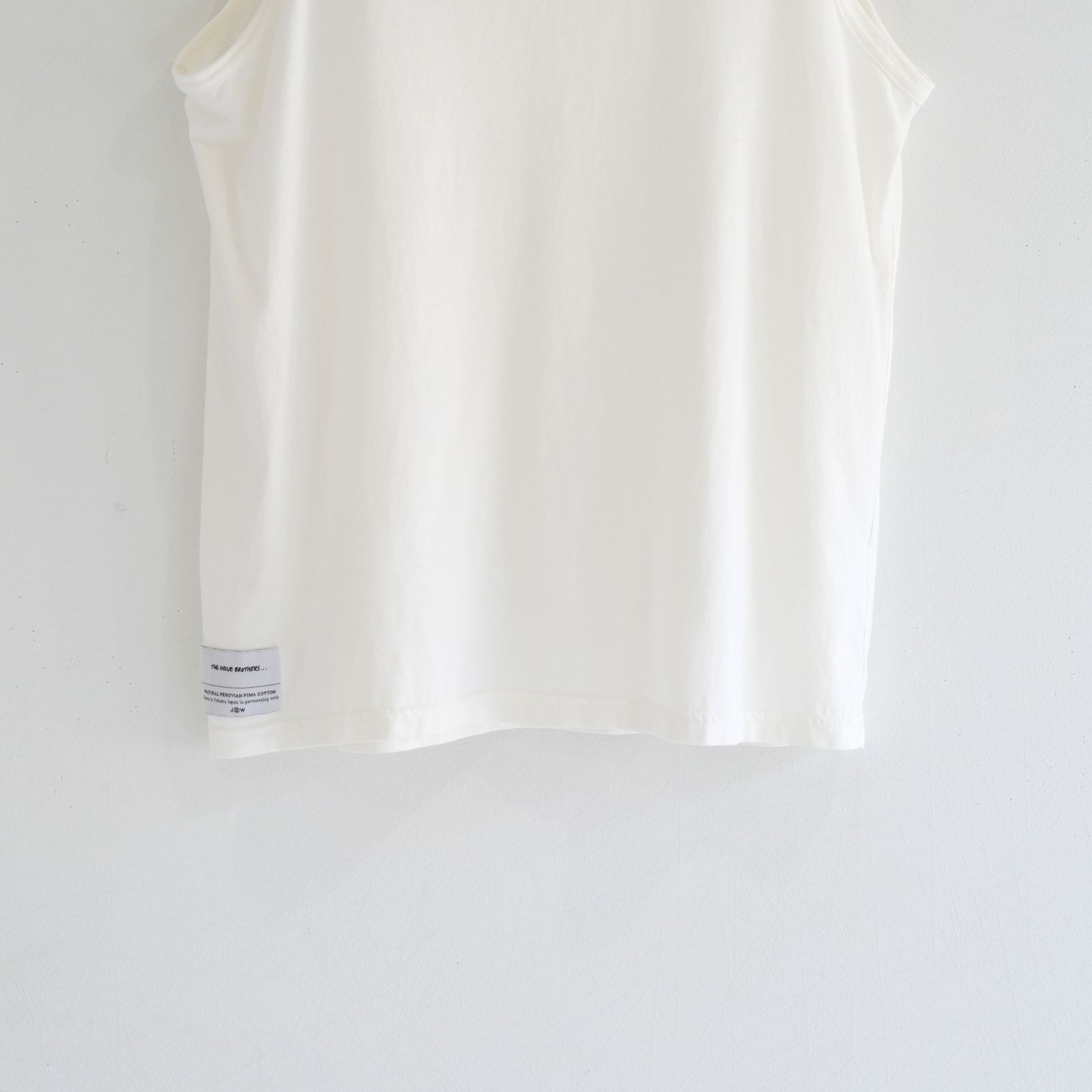 Tank Top / タンクトップ / 天然ピマコットン / WHITE