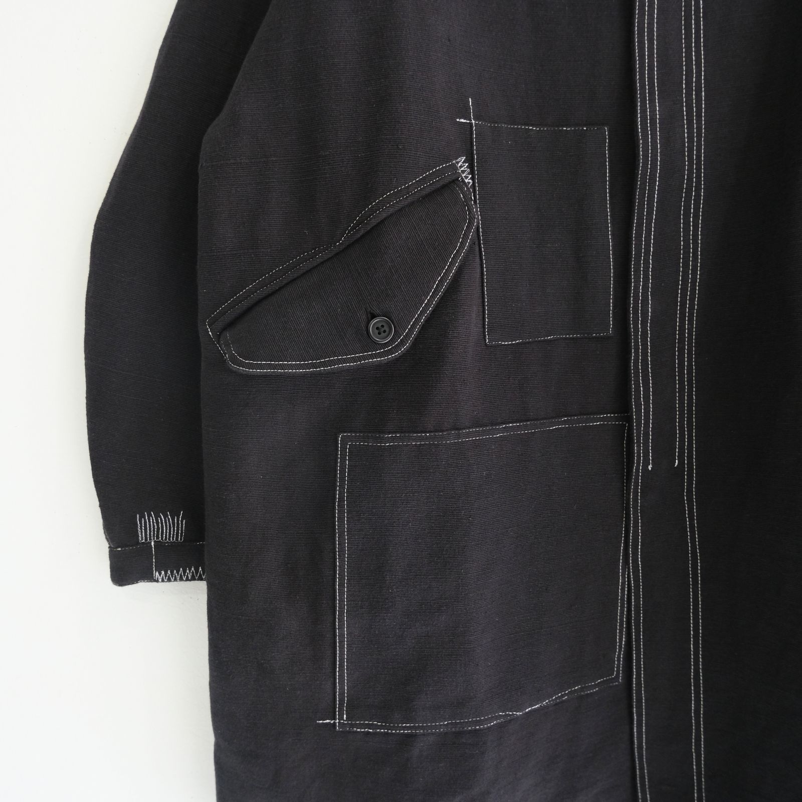 BRAMBLE PARKA / コート / フィッシュテールパーカー/ コットン / Wonky-Wear / BLACK