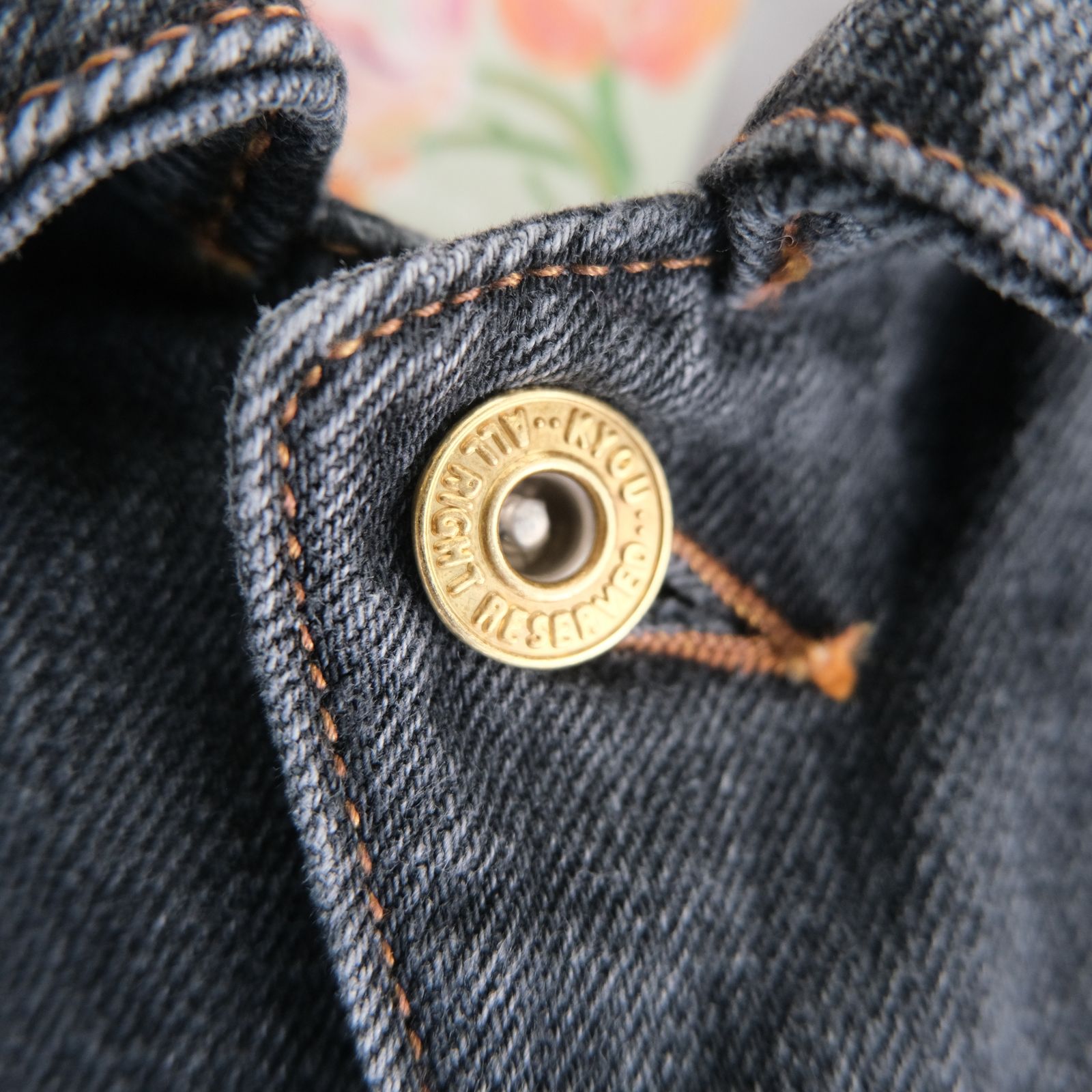 "ROEBUCK" Type-50s Hand Painted Jacket feat. MIO YAMAMOTO / 「ROEBUCK」タイプ50s ハンドペイントジャケット feat. ミオ ヤマモト（BLACK）