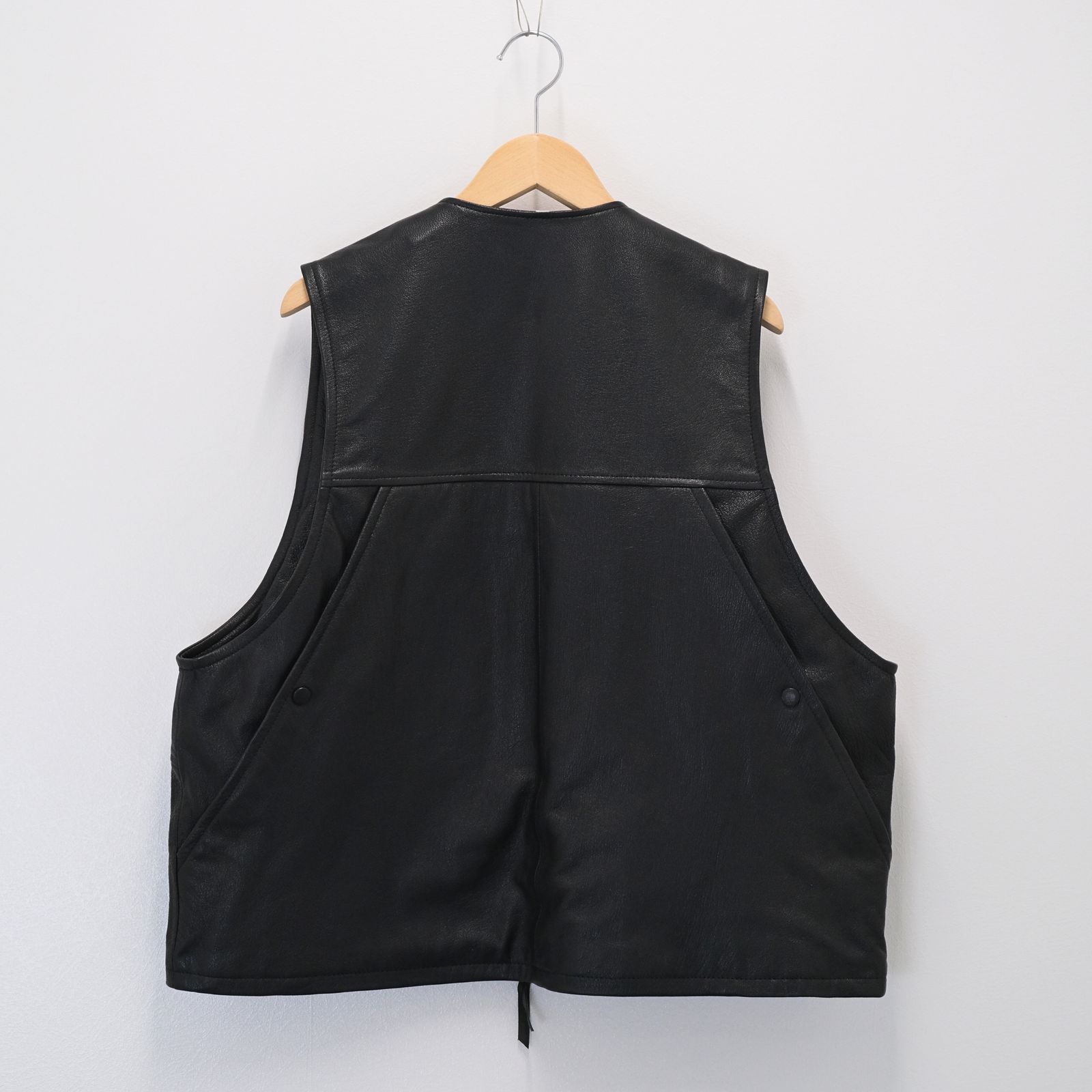 HUNTING VEST / レザーベスト / ゴートレザー