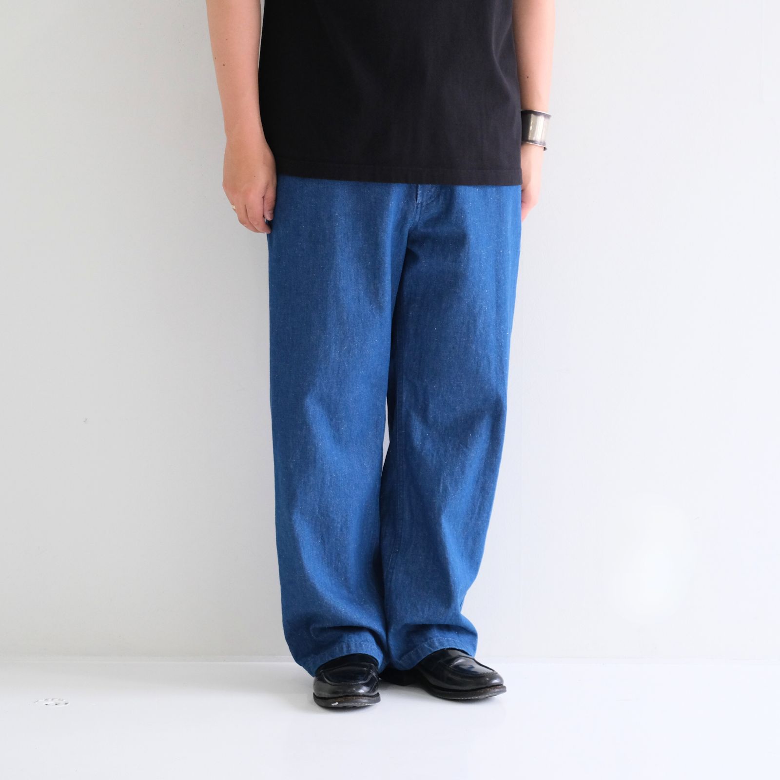 MJD ］my joyful decisions アイレットカーゴデニムパンツ