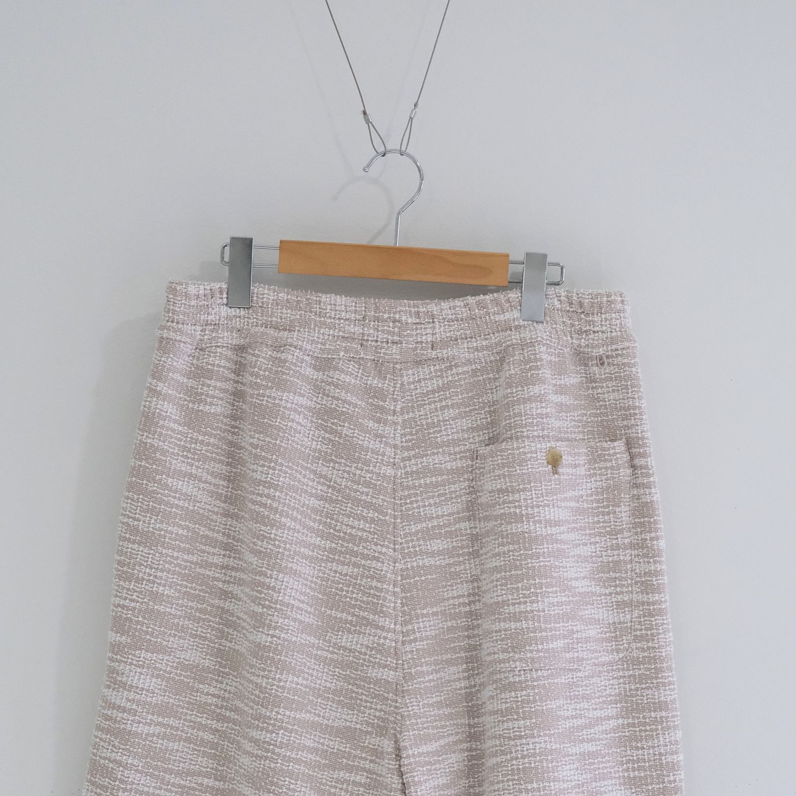 SAPINO JACQUARD WIDE SHORT / ショーツ / BEIGE