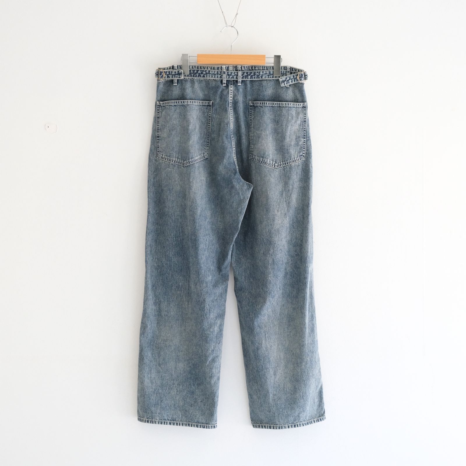 FADED LIGHT DENIM WORK PANTS（FADED BLUE）