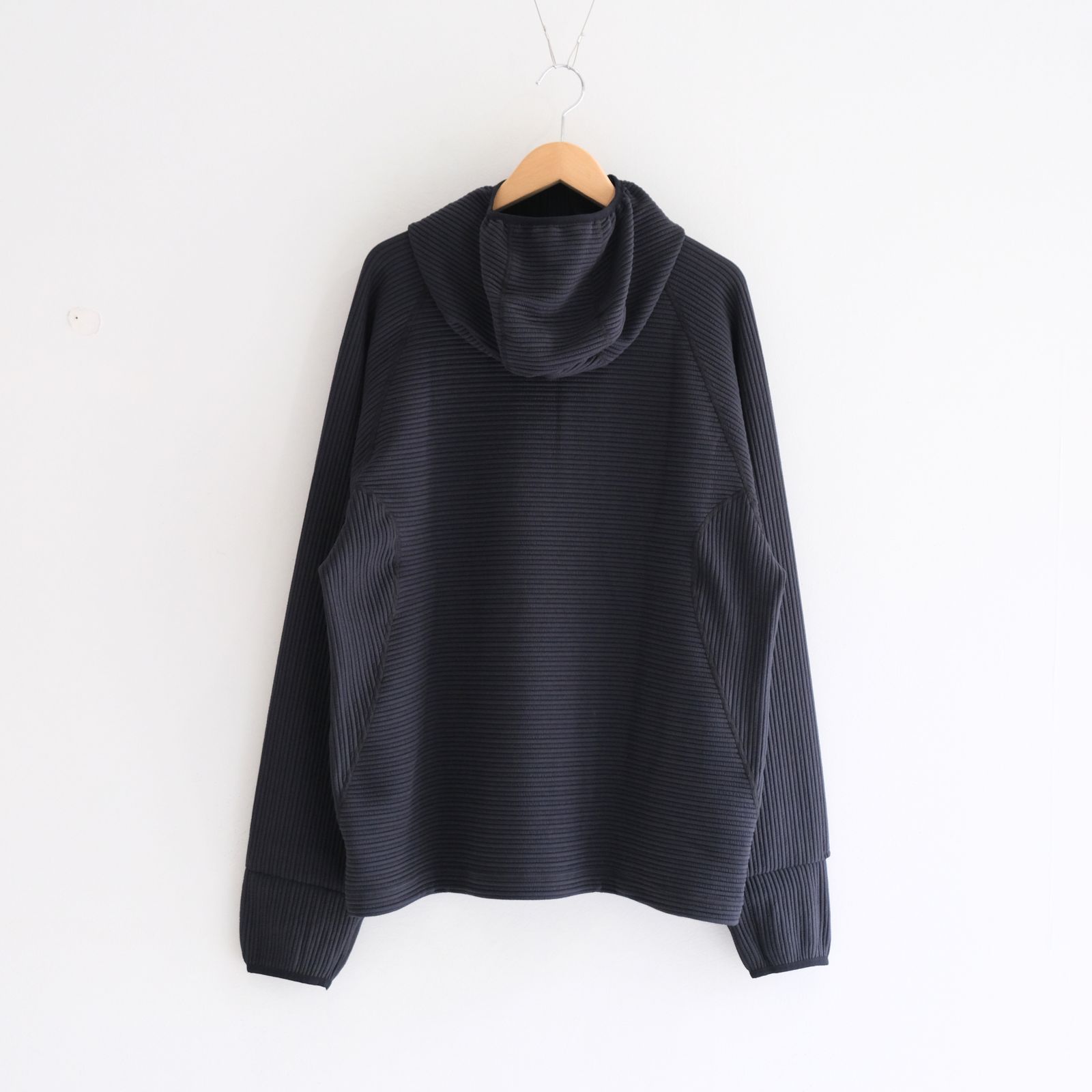 Uneven Anonymous Balaclava Hoodie / アンイーヴン アノニマス バラクラバ フーディー（OFF BLACK）