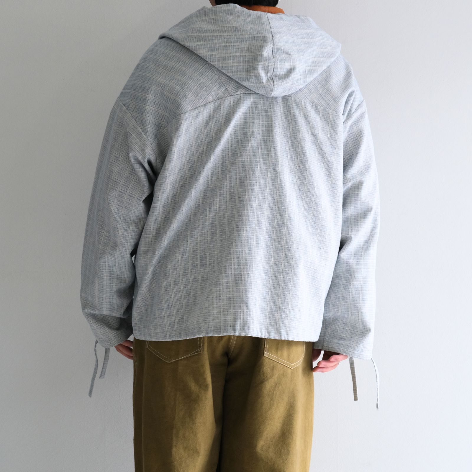 "JONATHAN" Oversized Anorak Parka / アノラックパーカー / L.BLUE