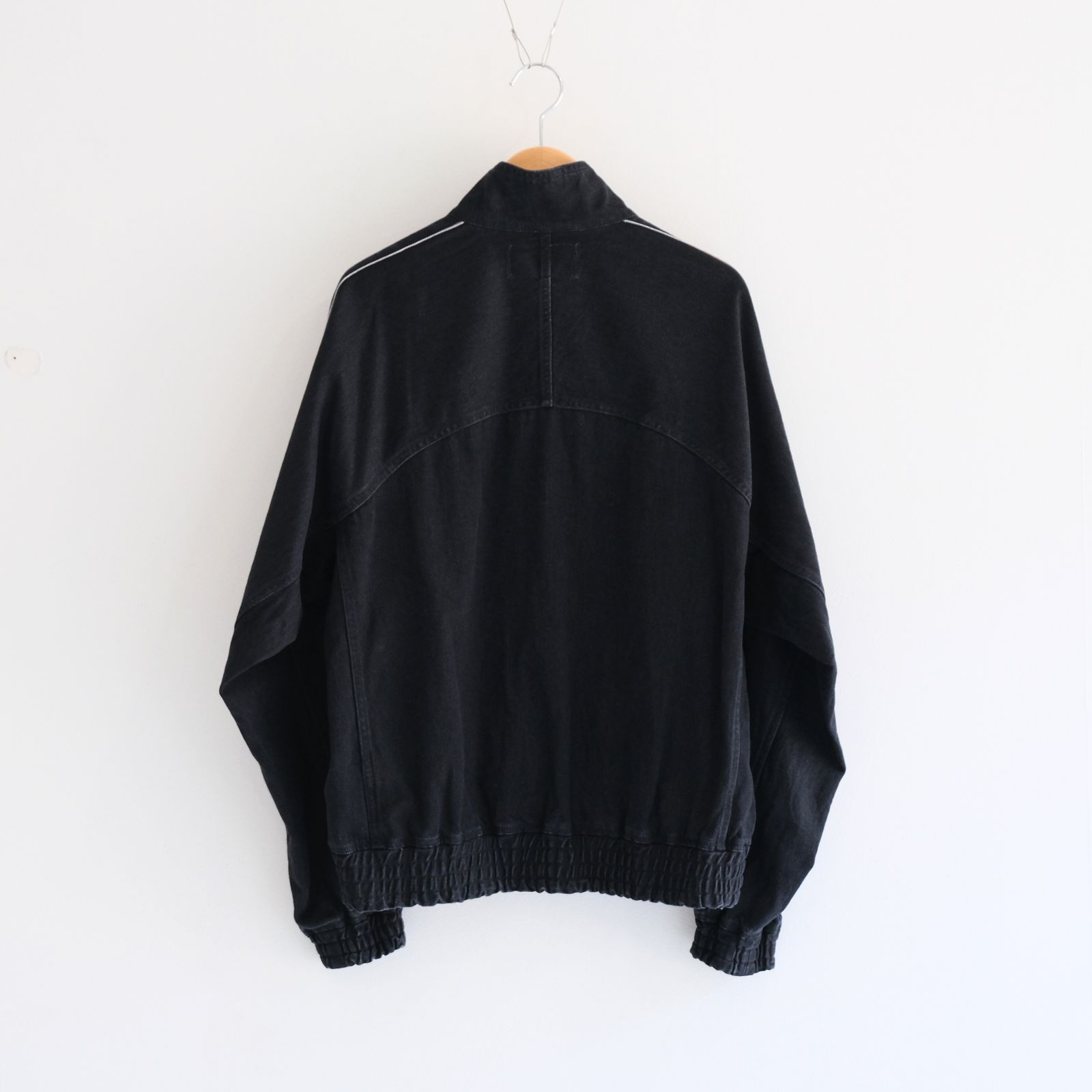 SELVAGE DENIM TRUCK JACKET / トラックジャケット / デニム / セルヴィッチ / BLACK WASH