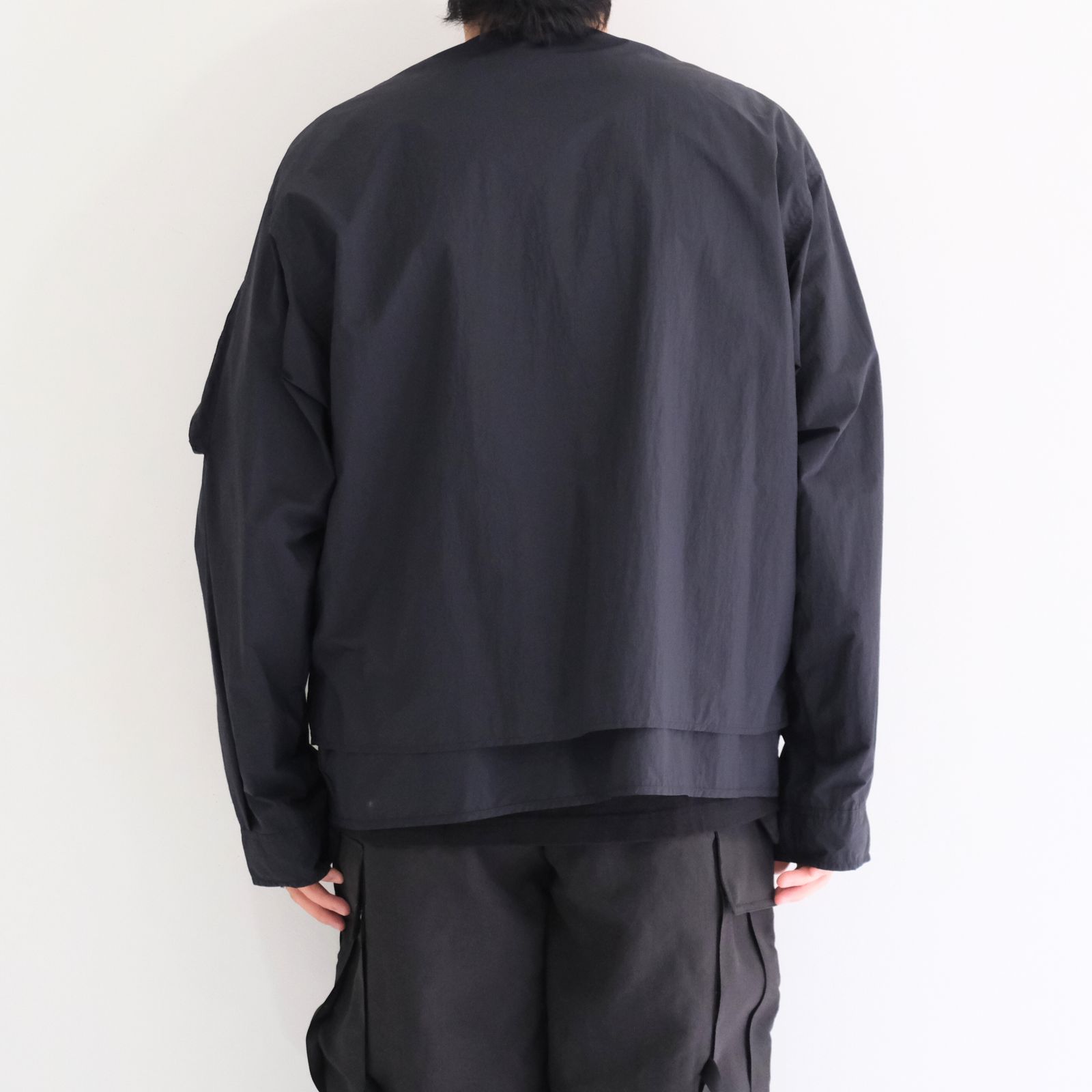 Weathering Nylon Reversible 4Way JKT / ウェザリングナイロンリバーシブル4Wayジャケット（OFF BLACK）