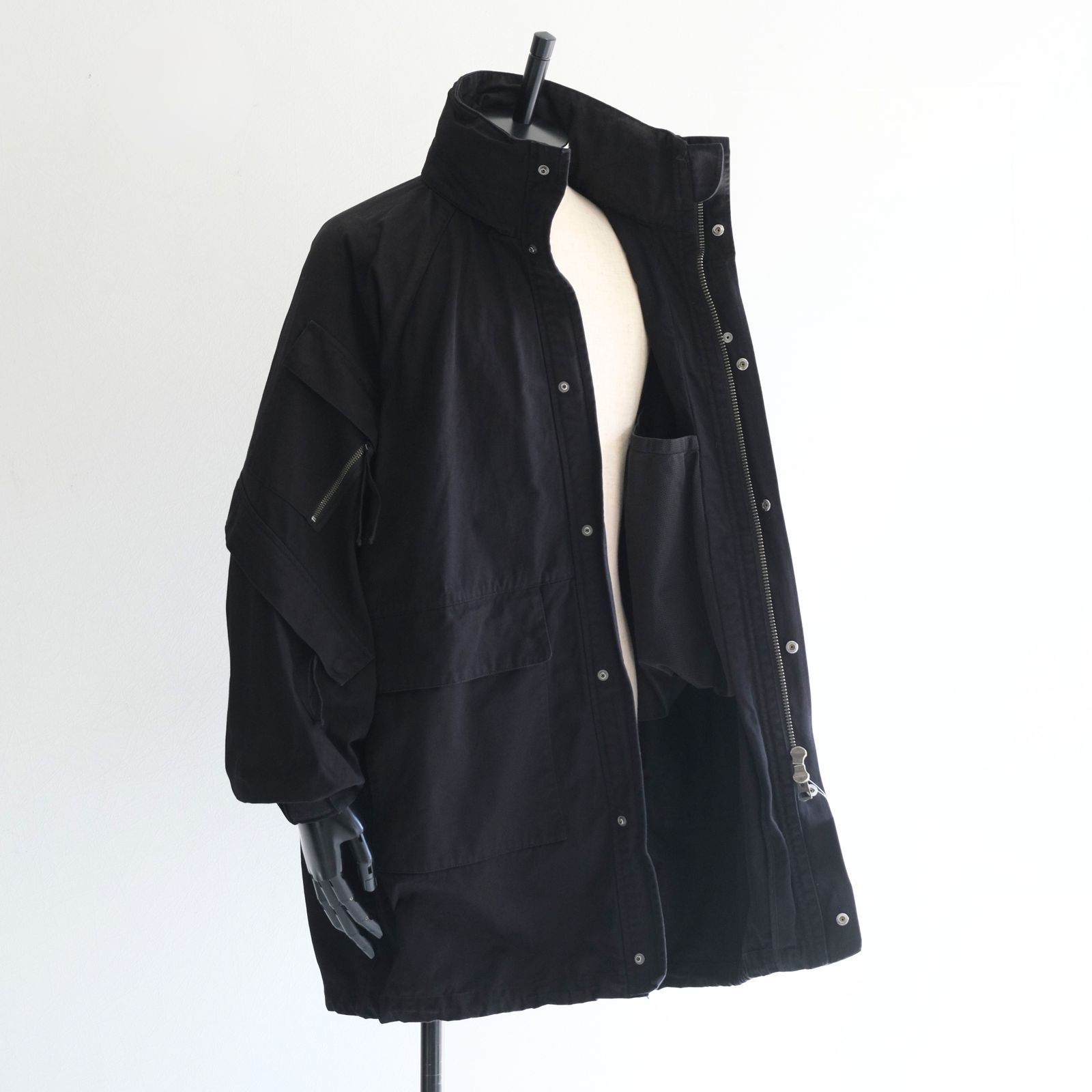 Ventilation Military Coat（BLACK）