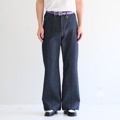 Rigiddenim Flared Pants / リジッドデニムフレアパンツ（Indigo）