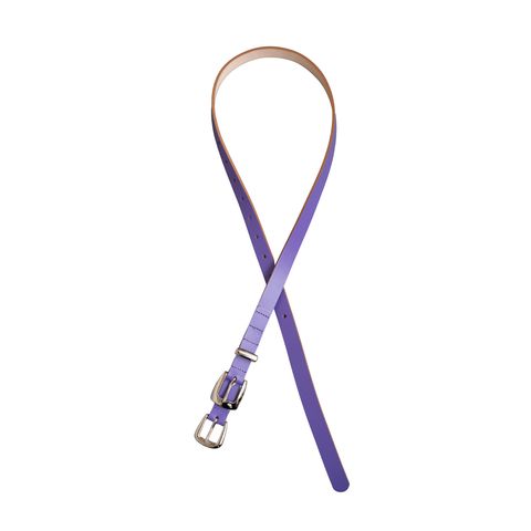【入荷時期：2026年2月-3月頃】Elongated Leather Belt / ベルト / Lavender