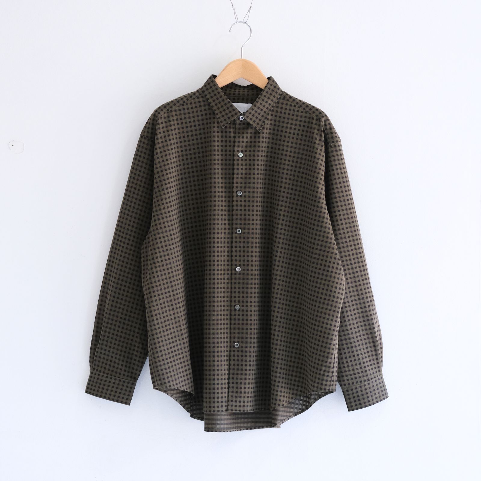 36G Atomoshere Check Shirt / シャツ / GREEN(Sterling Green)
