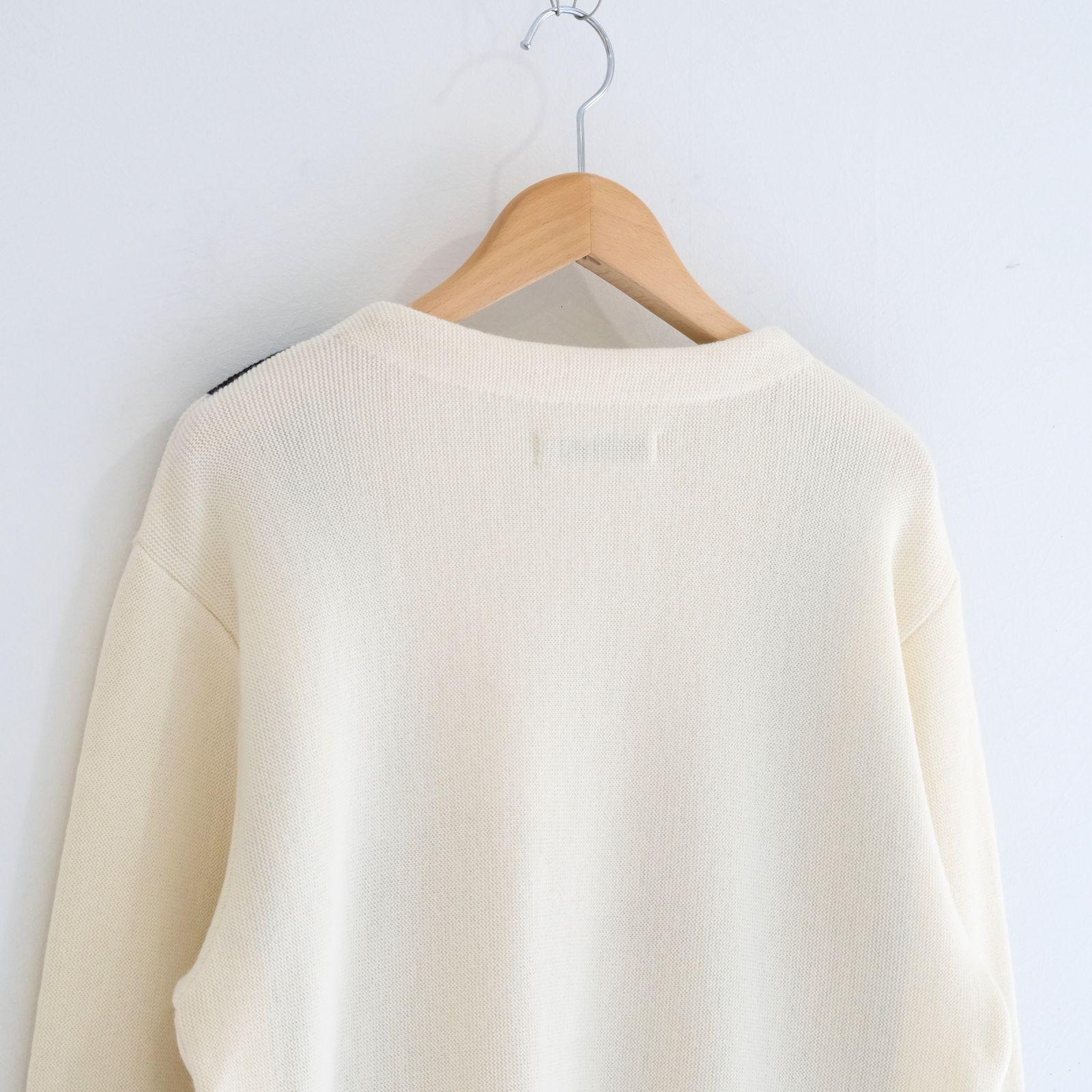 【残り1点】KNIT CARDIGAN   - Ortega Pattern -（White）