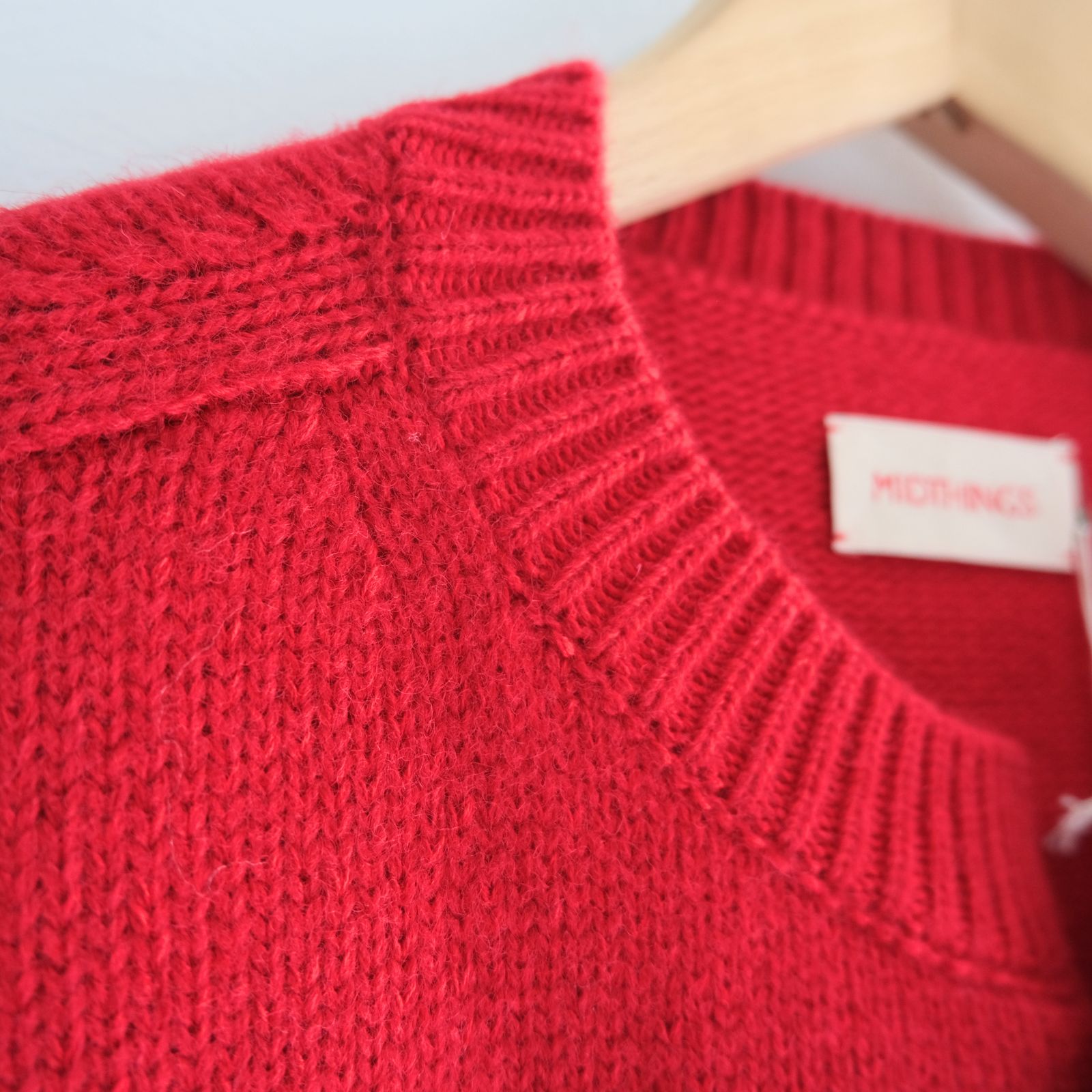【残り1点】THE BIRD CARDIGAN（RED）
