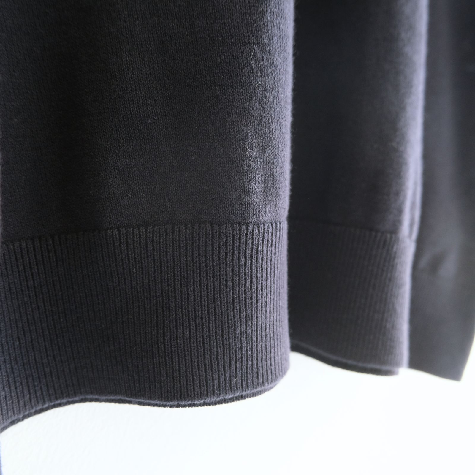 Knitted Polo Shirt /  ニット ポロ シャツ（NAVY）