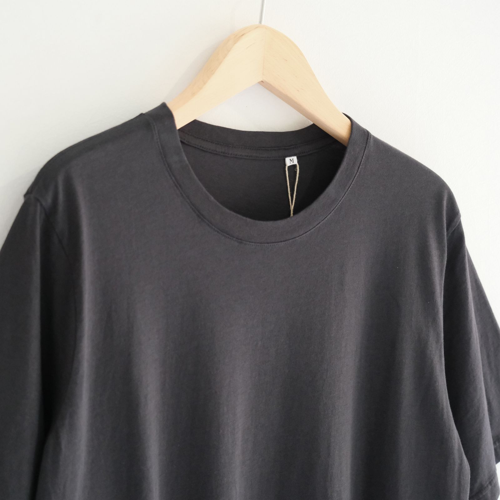 T-shirt / Tシャツ / 天然ピマコットン / BLACK