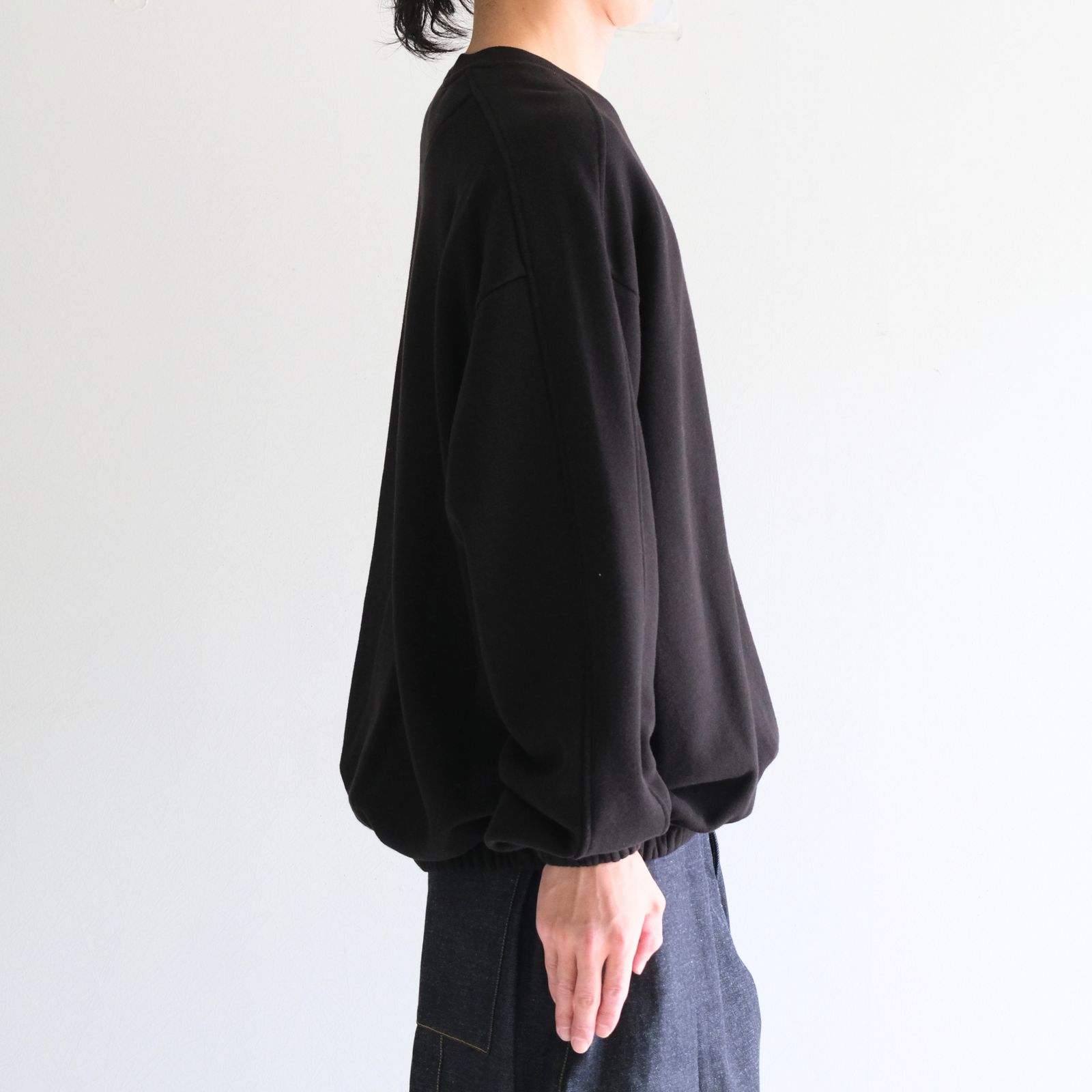 BAL / BIKE ATHLETIC LOOP WHEEL COTTON CREW / BAL × BIKE / アスレチック ループホイール コットンクルー（BLACK）