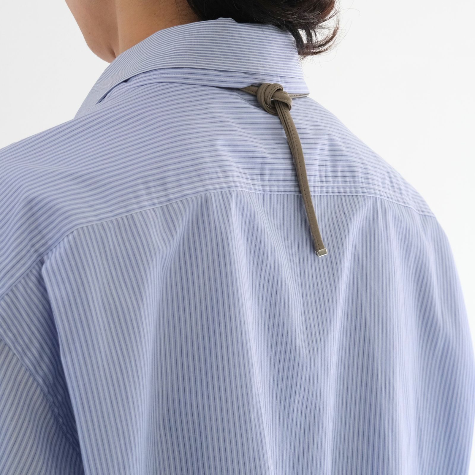 【残り1点】Leather Cord Crochet / レザー コード クロシェット（Gray）