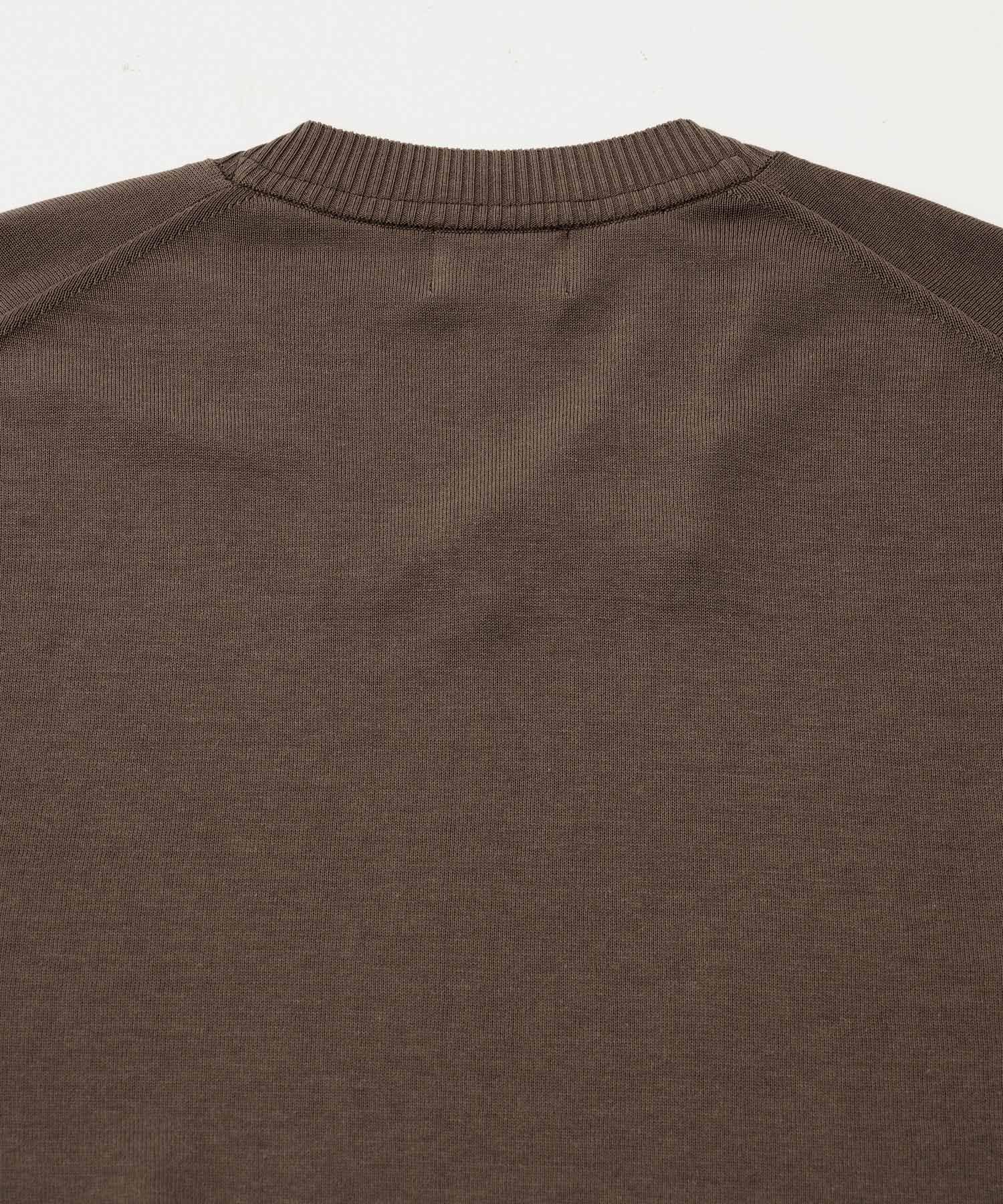 Current Silk V-neck Knit / ニット / Vネック / ブラウン