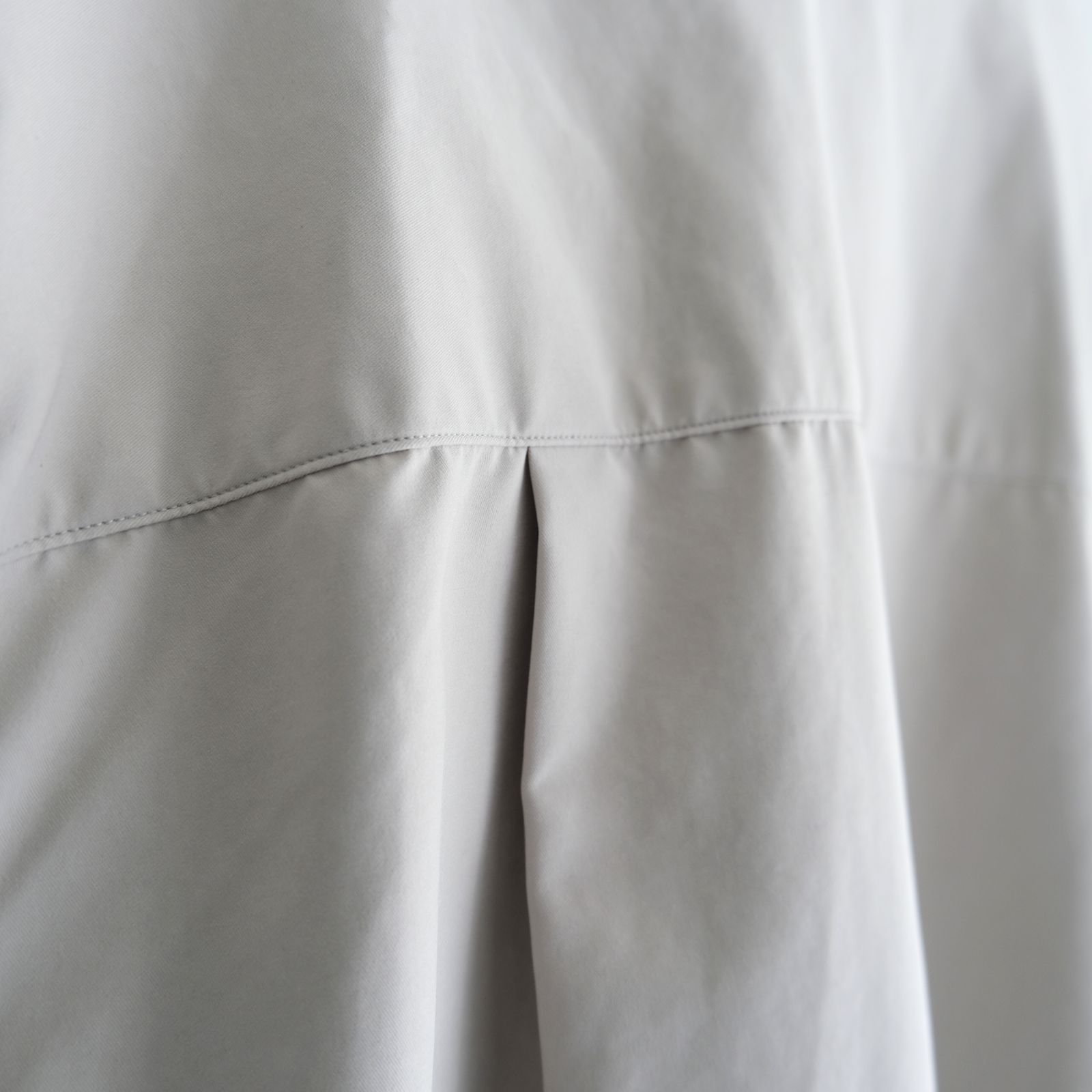 Peach back twill - Rob / シャツ / ポリエステル / ナイロン / Oyster beige