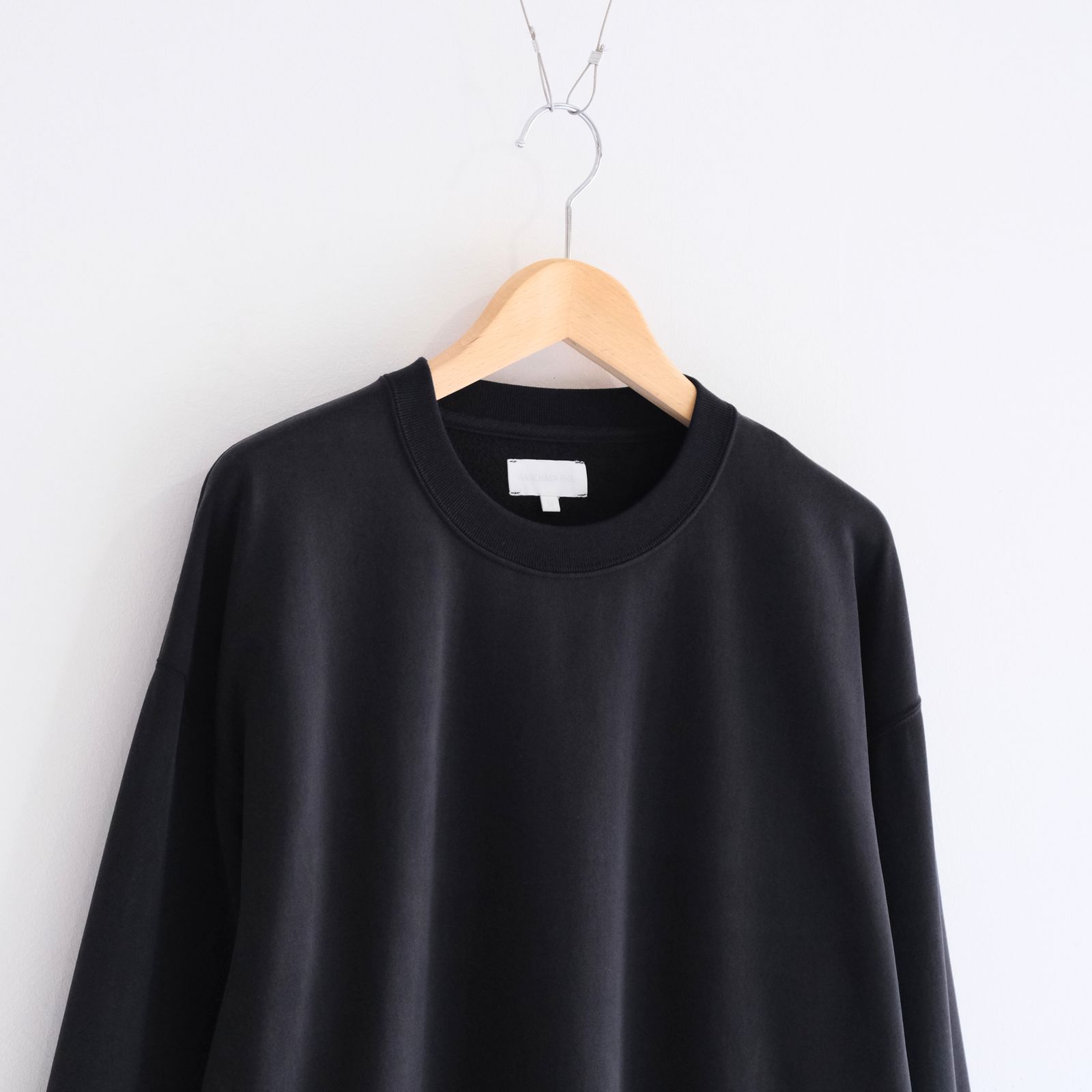 28G Cupro Pullover / スウェット / BLACK(Night Black)