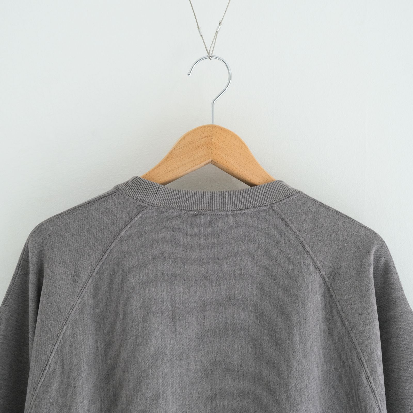 FADED SILKY TERRY RW SWEAT SHIRT / スウェット / HEATHER ASH