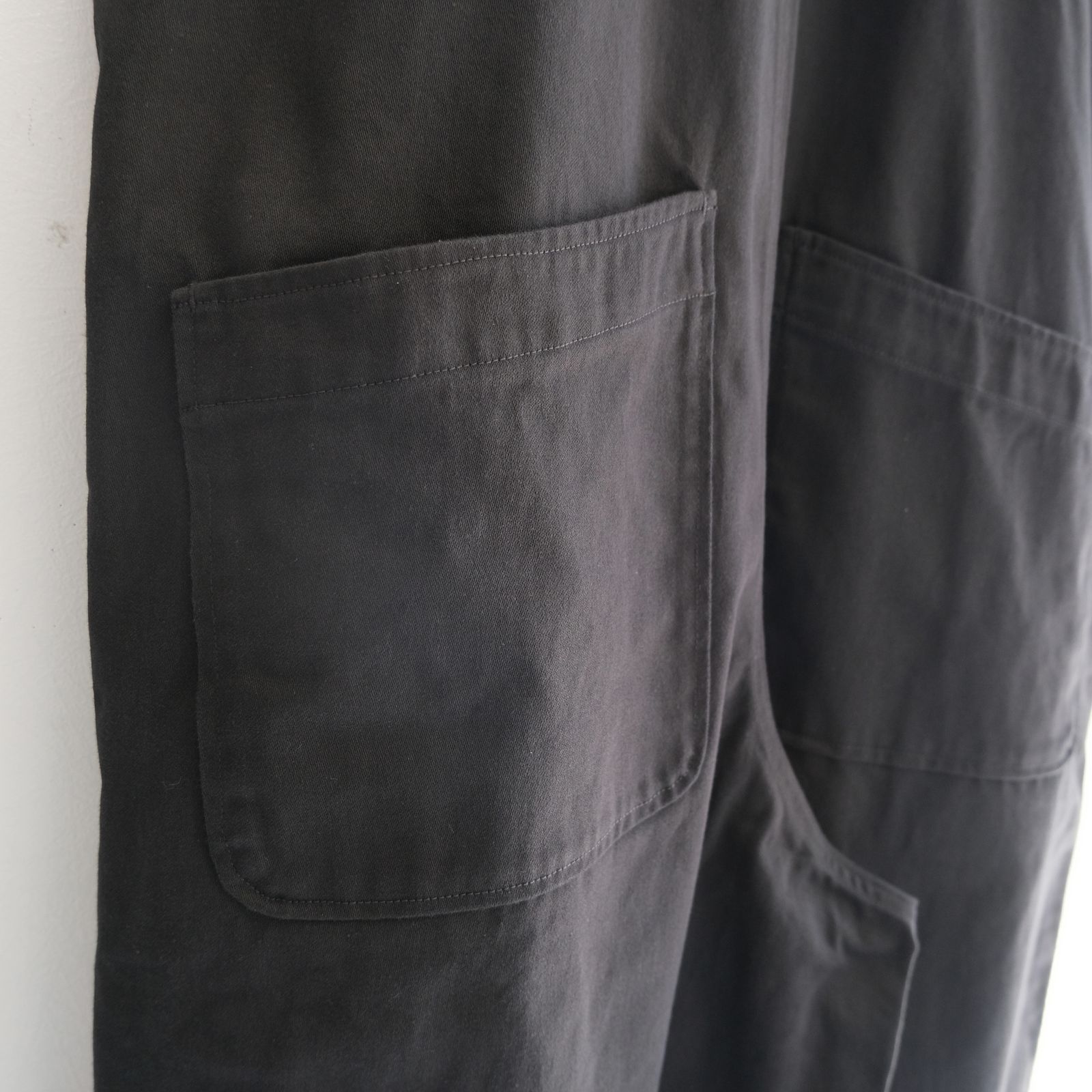 BOMBER OVERALL / オーバーオール / コットン / BLACK