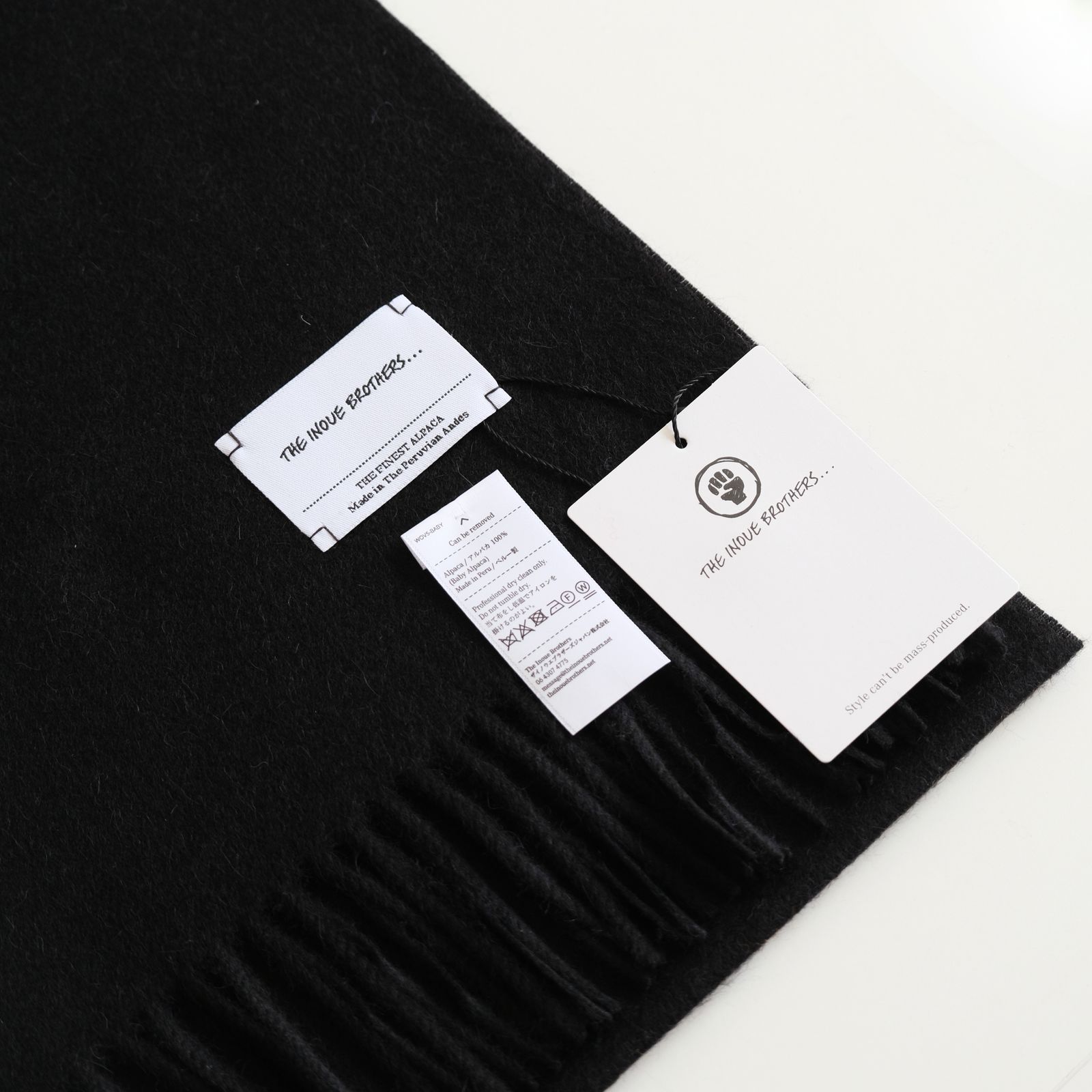 Brushed Scarf（Black）