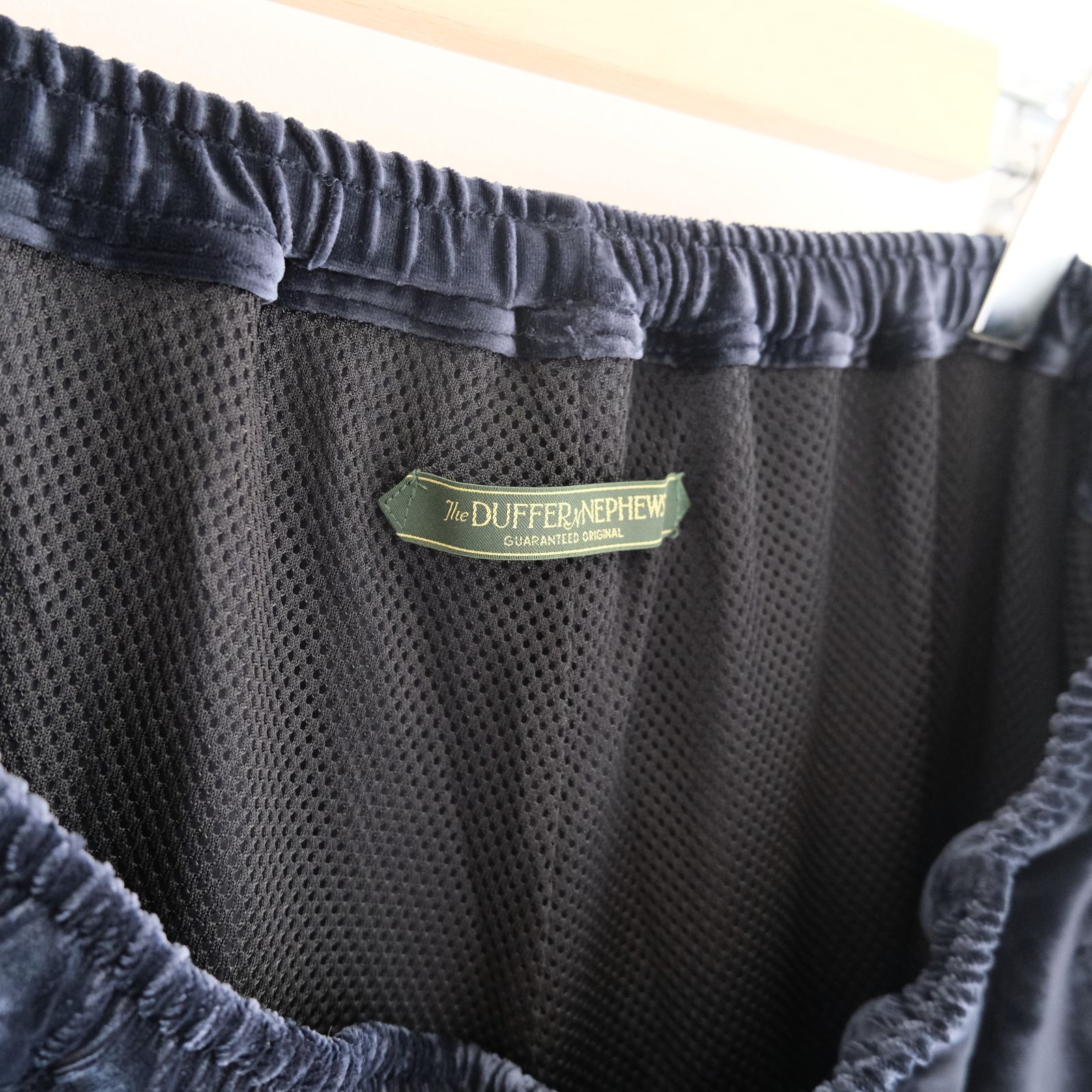 VELOUR TRACK PANT（NAVY）